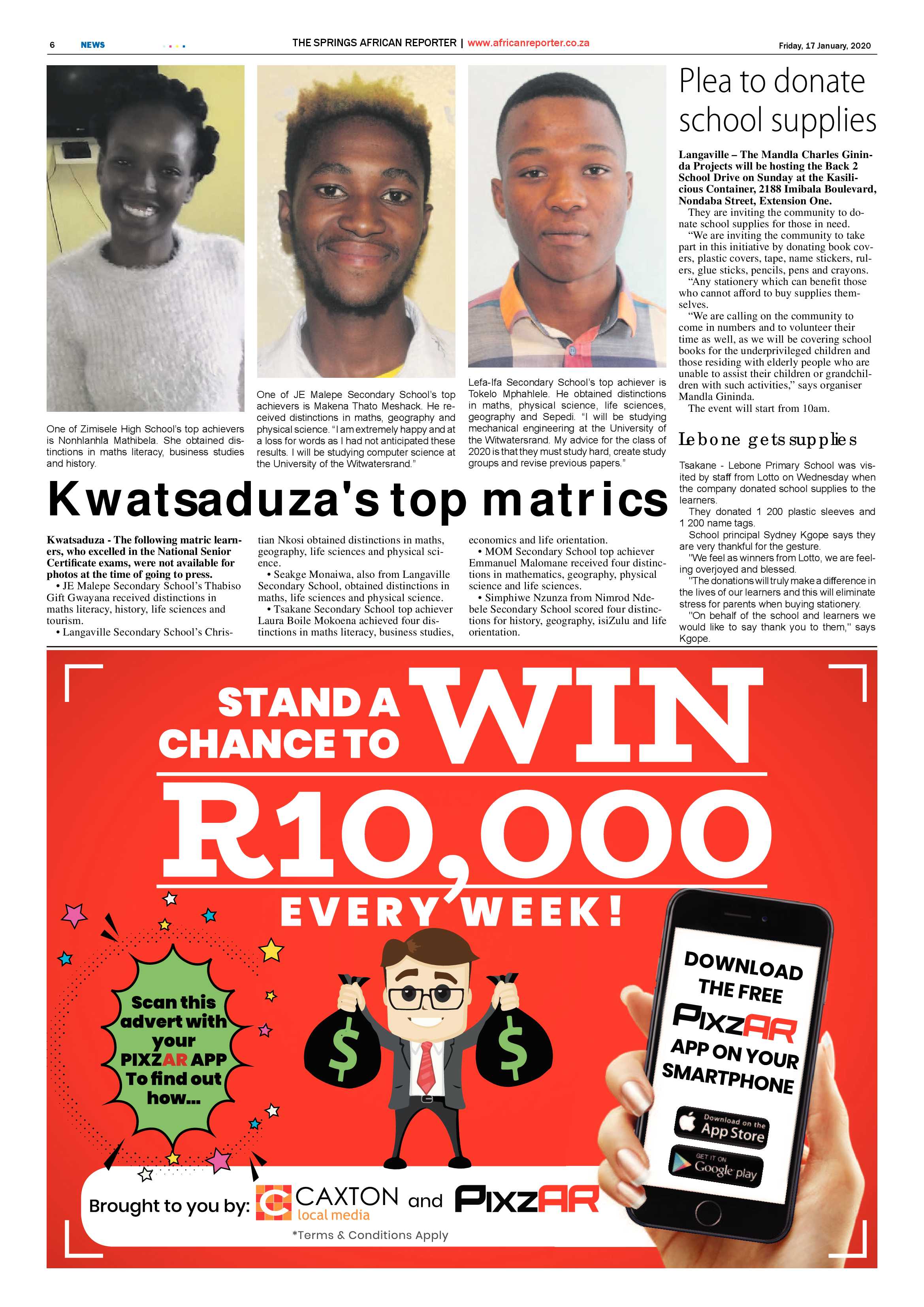 AFrican Reporter 17 January 2020 page 6