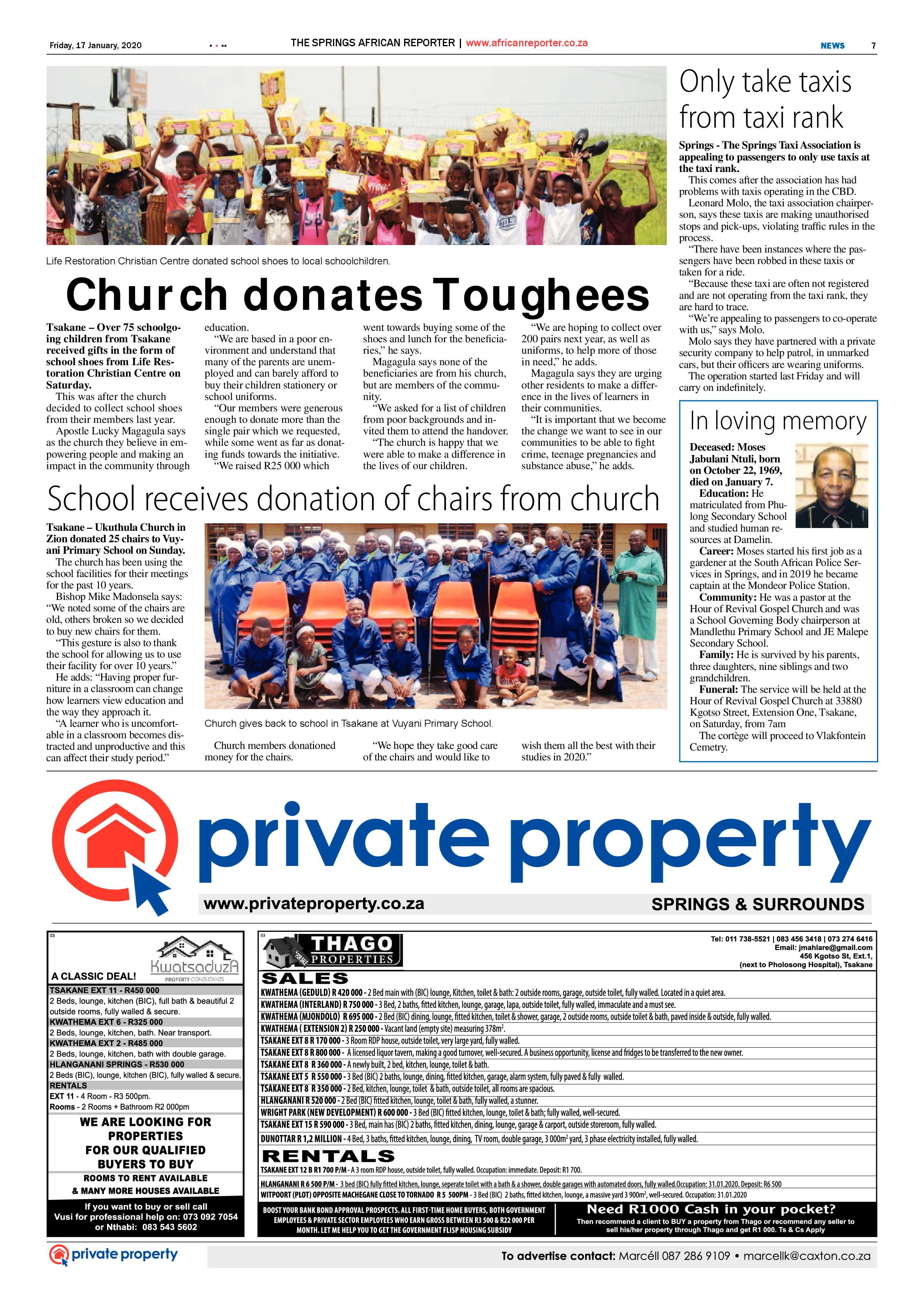 AFrican Reporter 17 January 2020 page 7