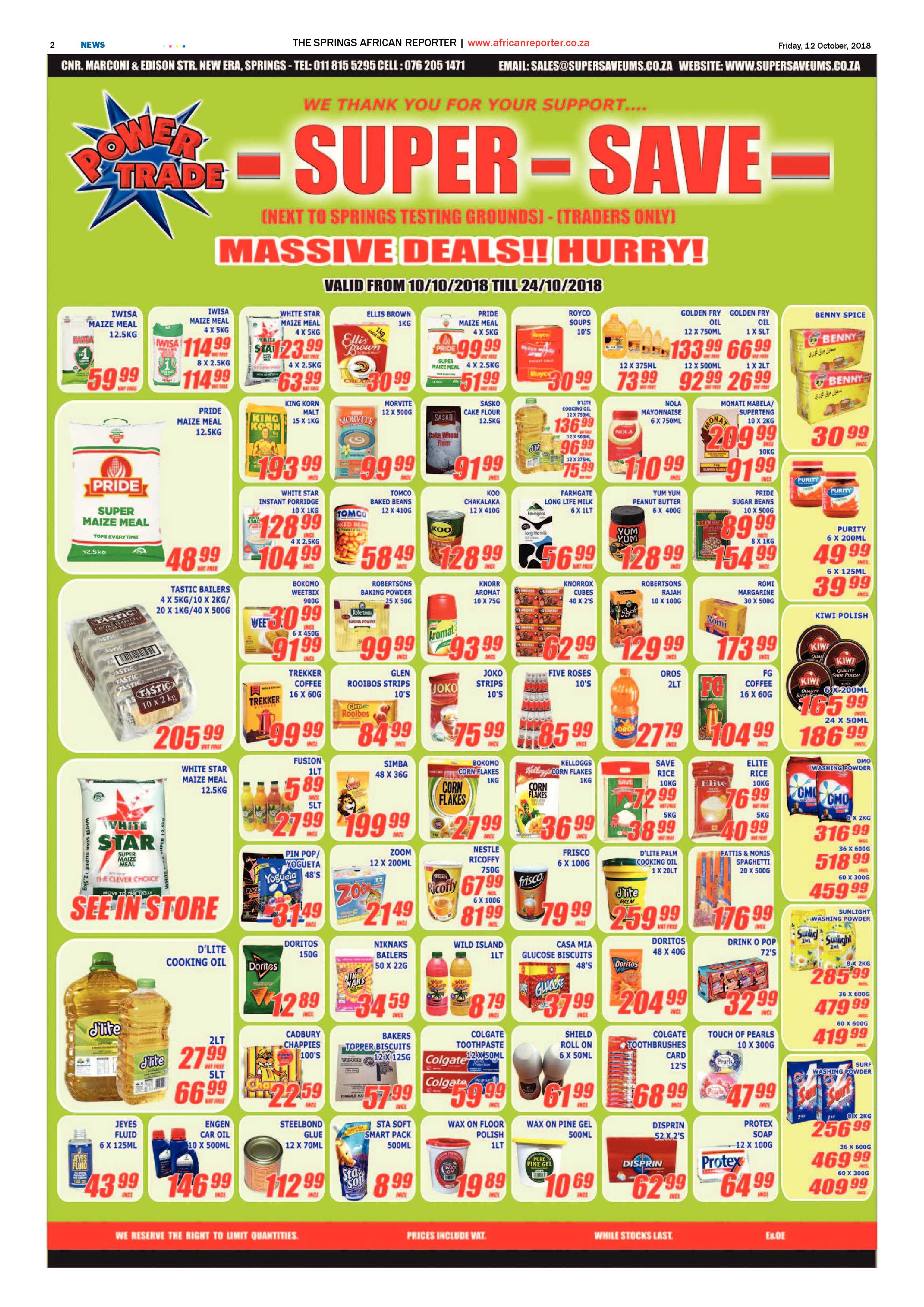 African Reporter 12 October 2018 page 2