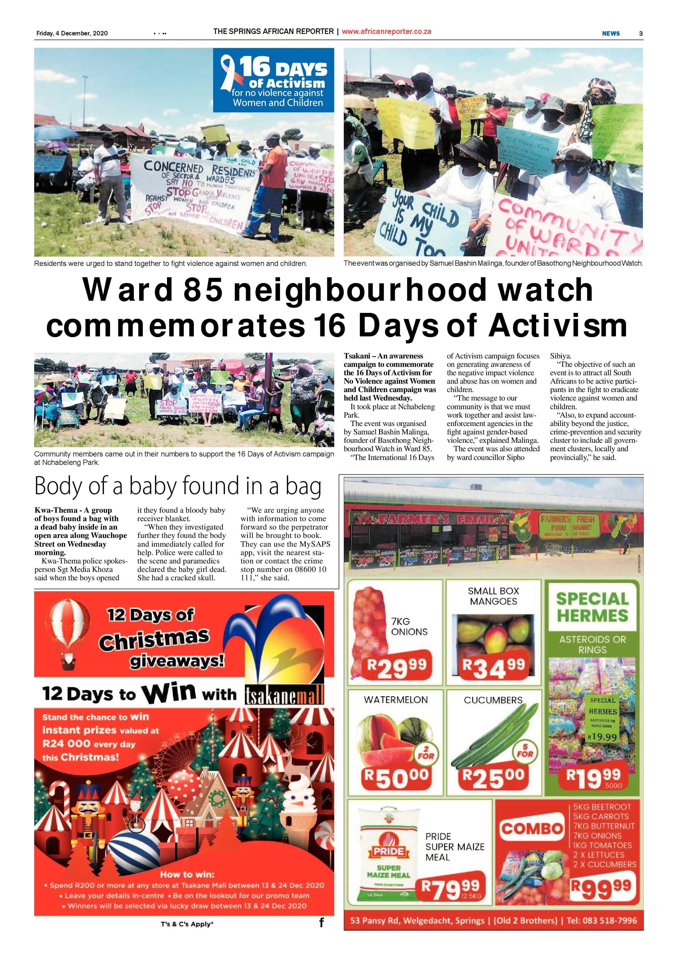 African Reporter04 December 2020 page 3