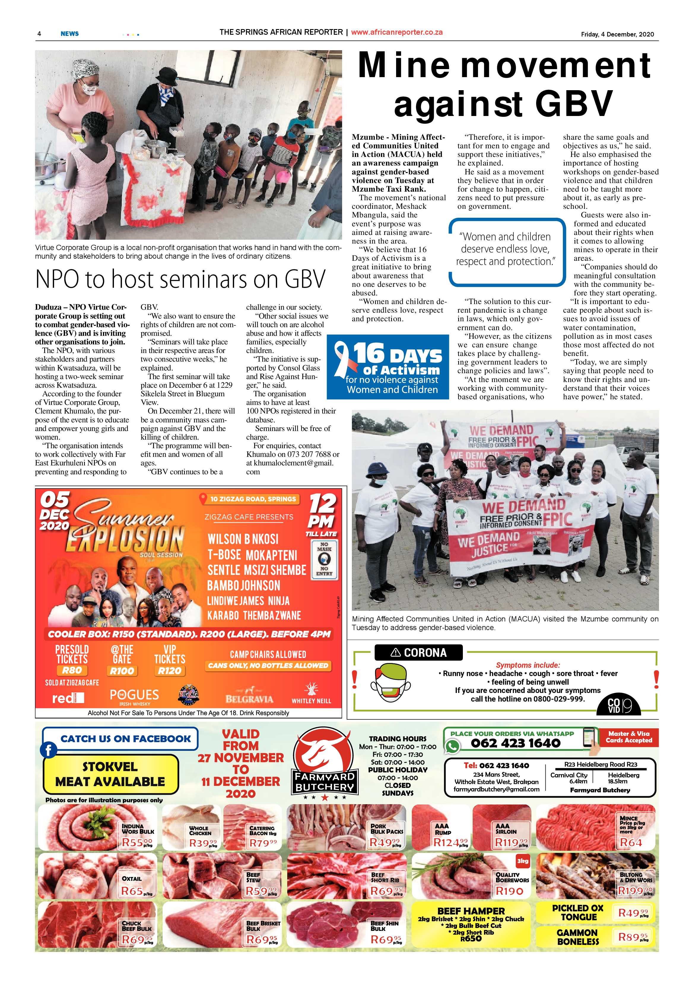 African Reporter04 December 2020 page 4