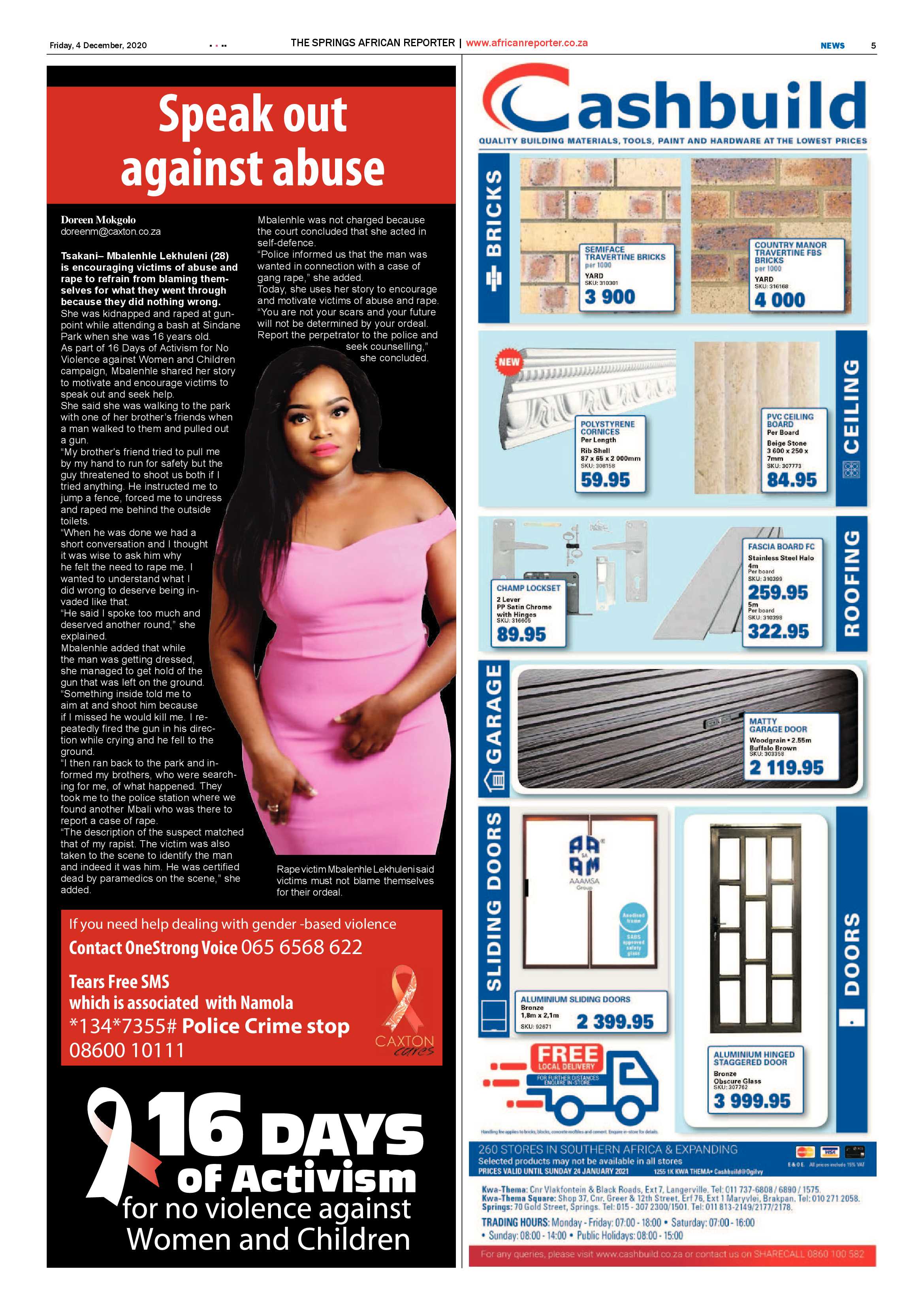 African Reporter04 December 2020 page 5