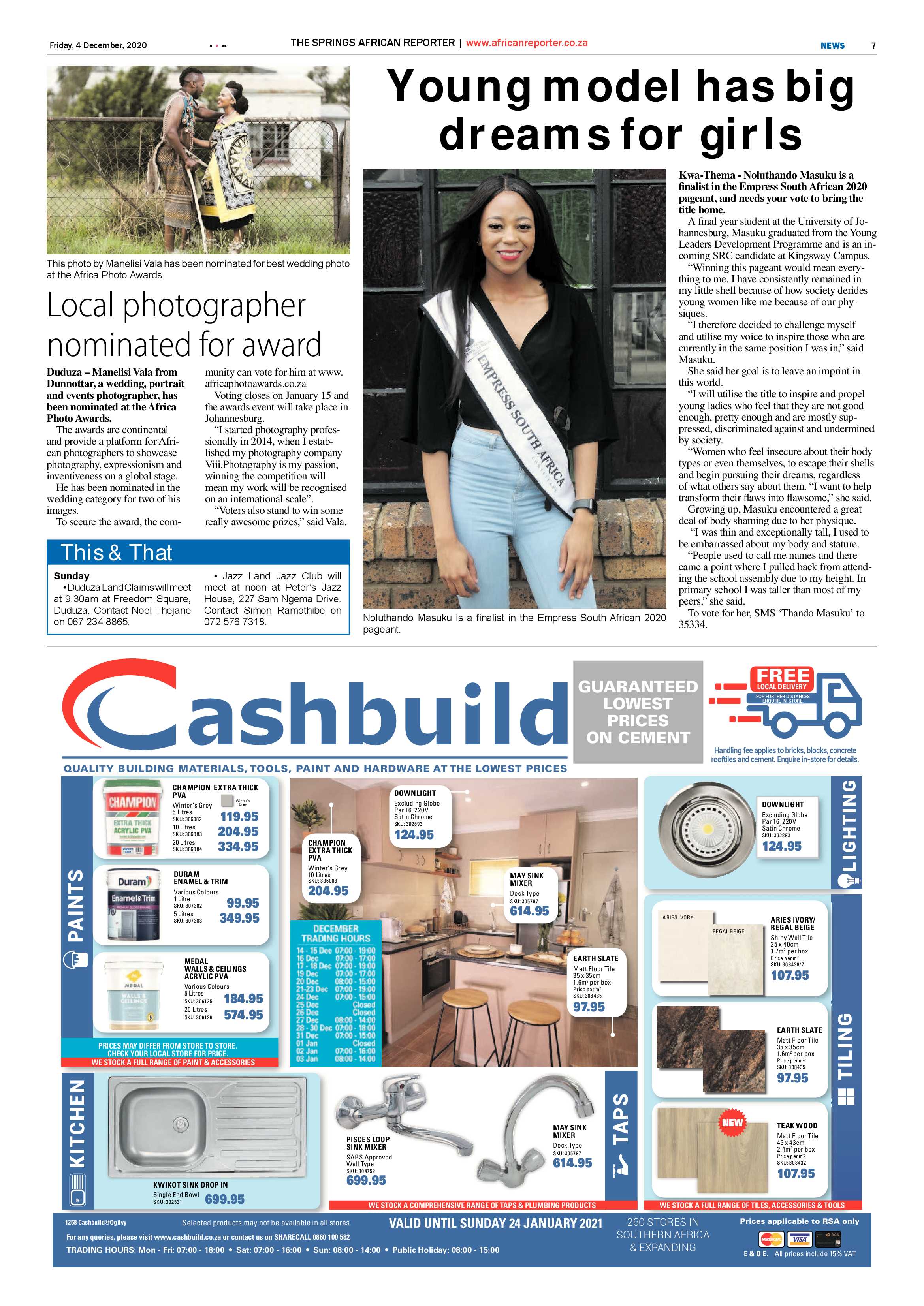 African Reporter04 December 2020 page 7