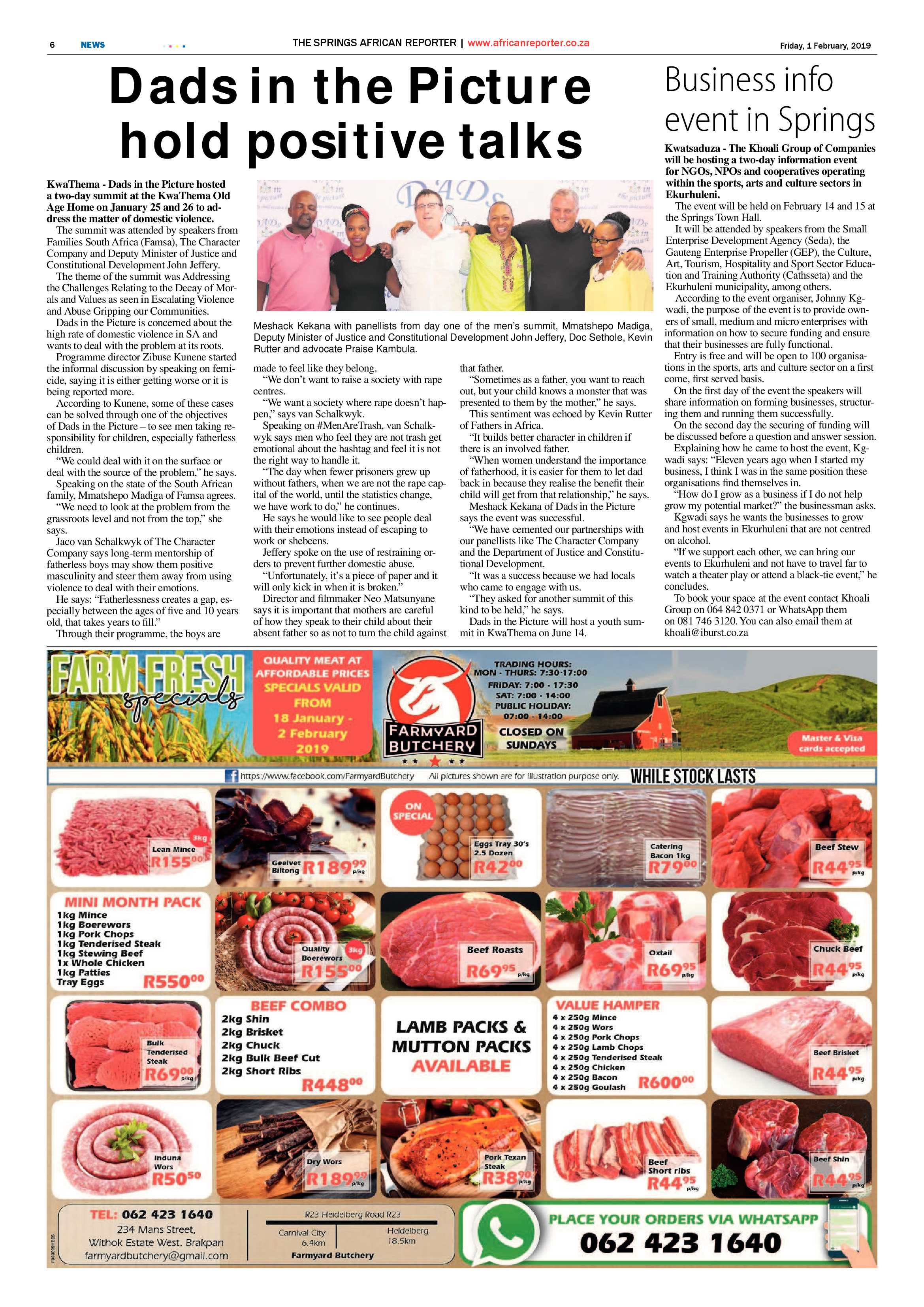African Reporter 01 February 2019 page 6