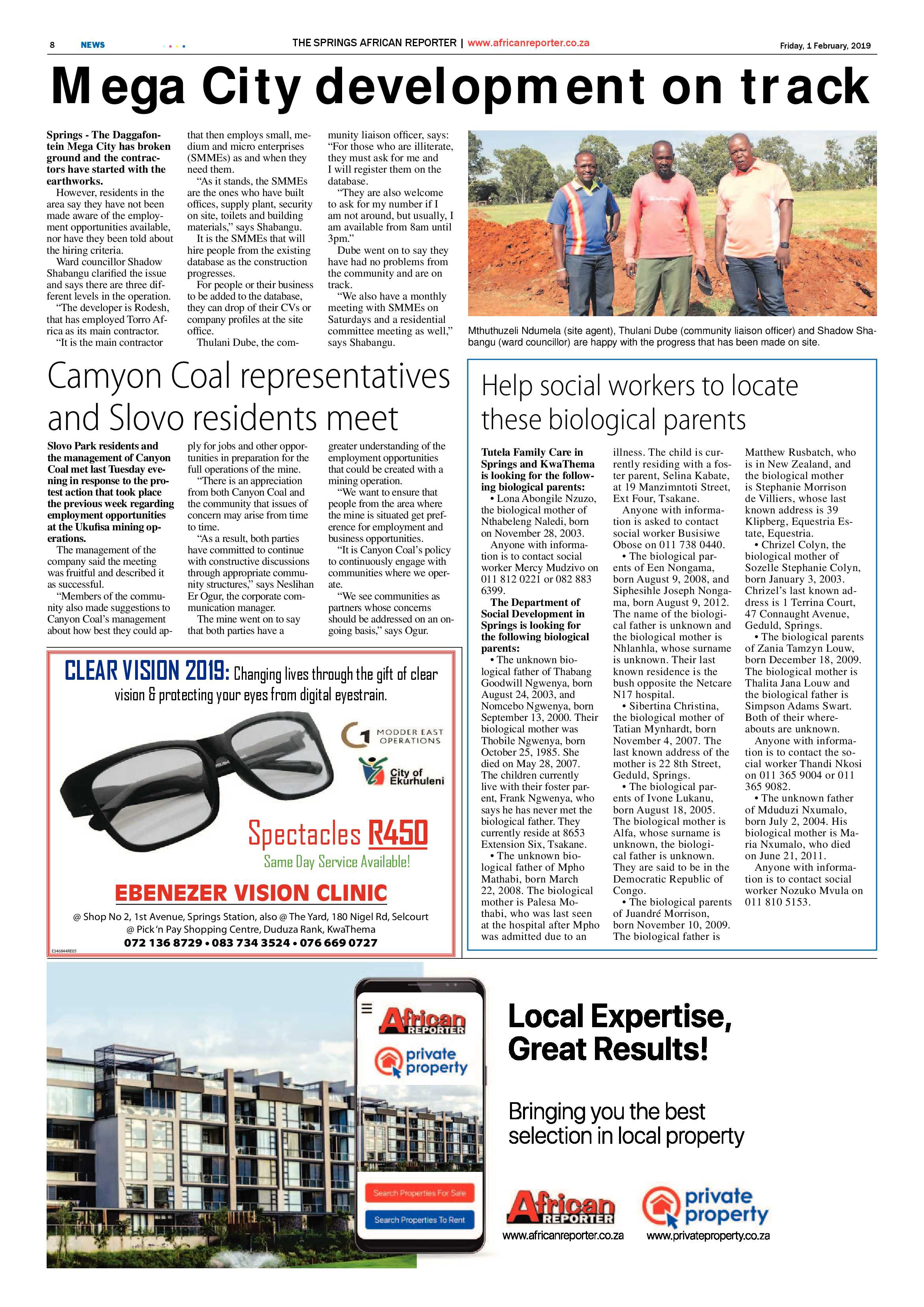 African Reporter 01 February 2019 page 8