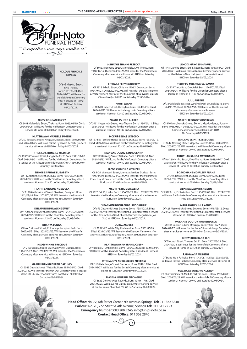 African Reporter 01 March 2024 page 10