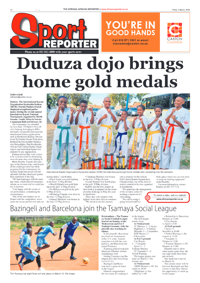 African Reporter 01 March 2024 page 12