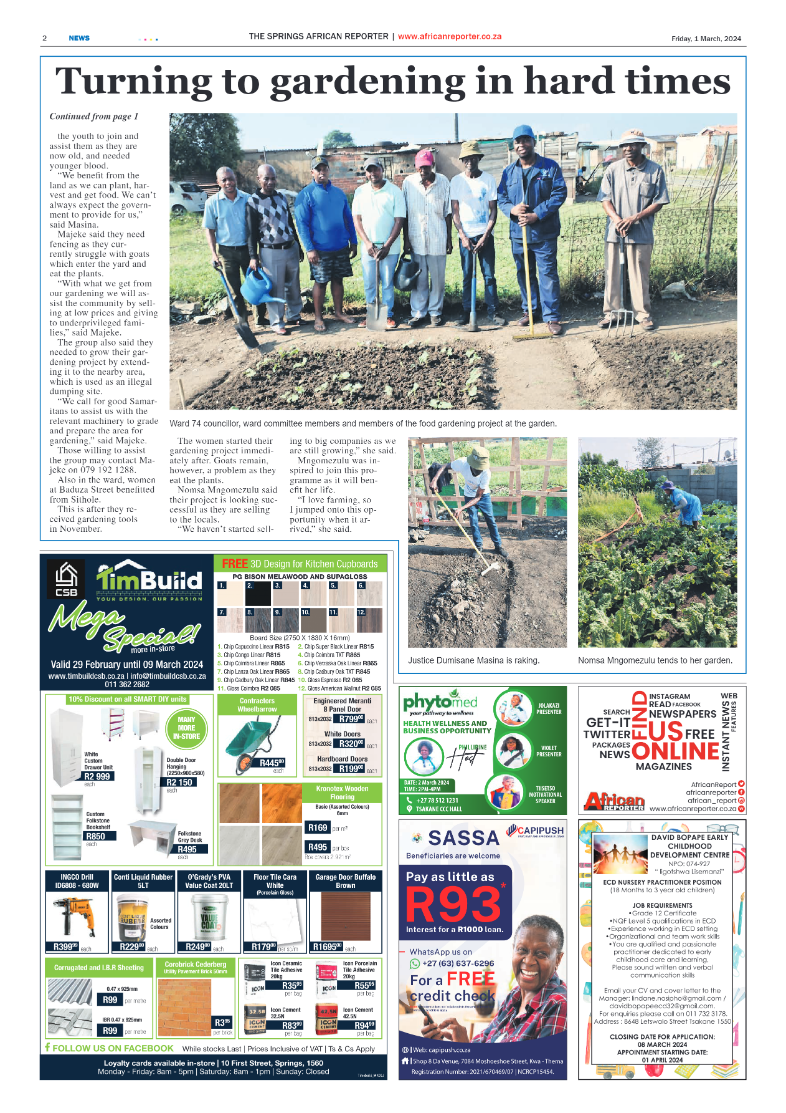 African Reporter 01 March 2024 page 2