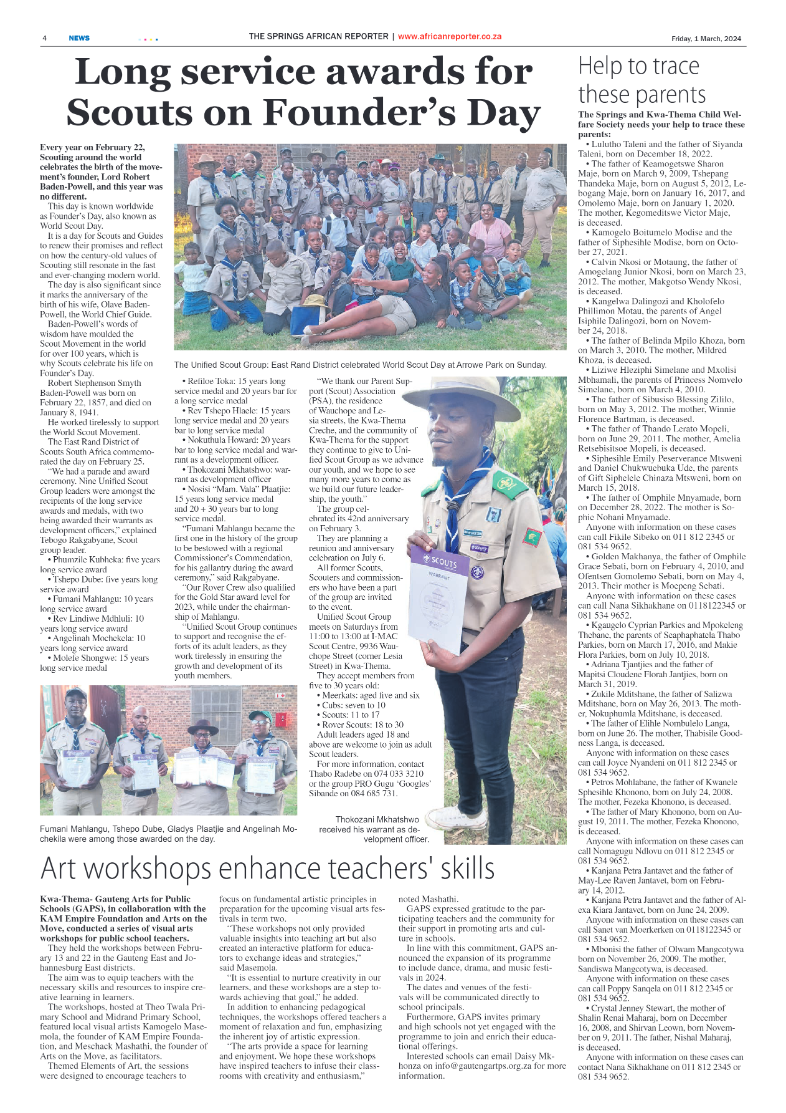 African Reporter 01 March 2024 page 4