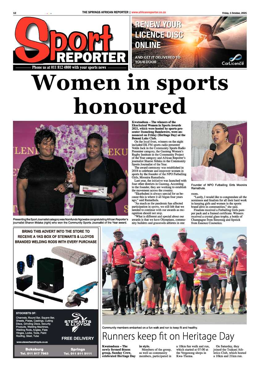 African Reporter 01 October 2021 page 12