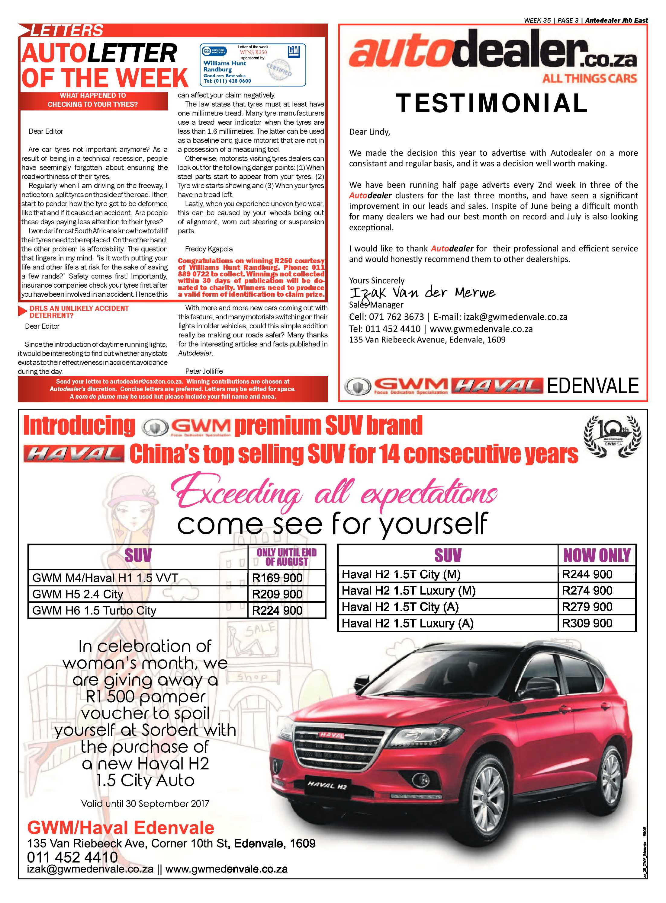African Reporter 01 September 2017 page 19