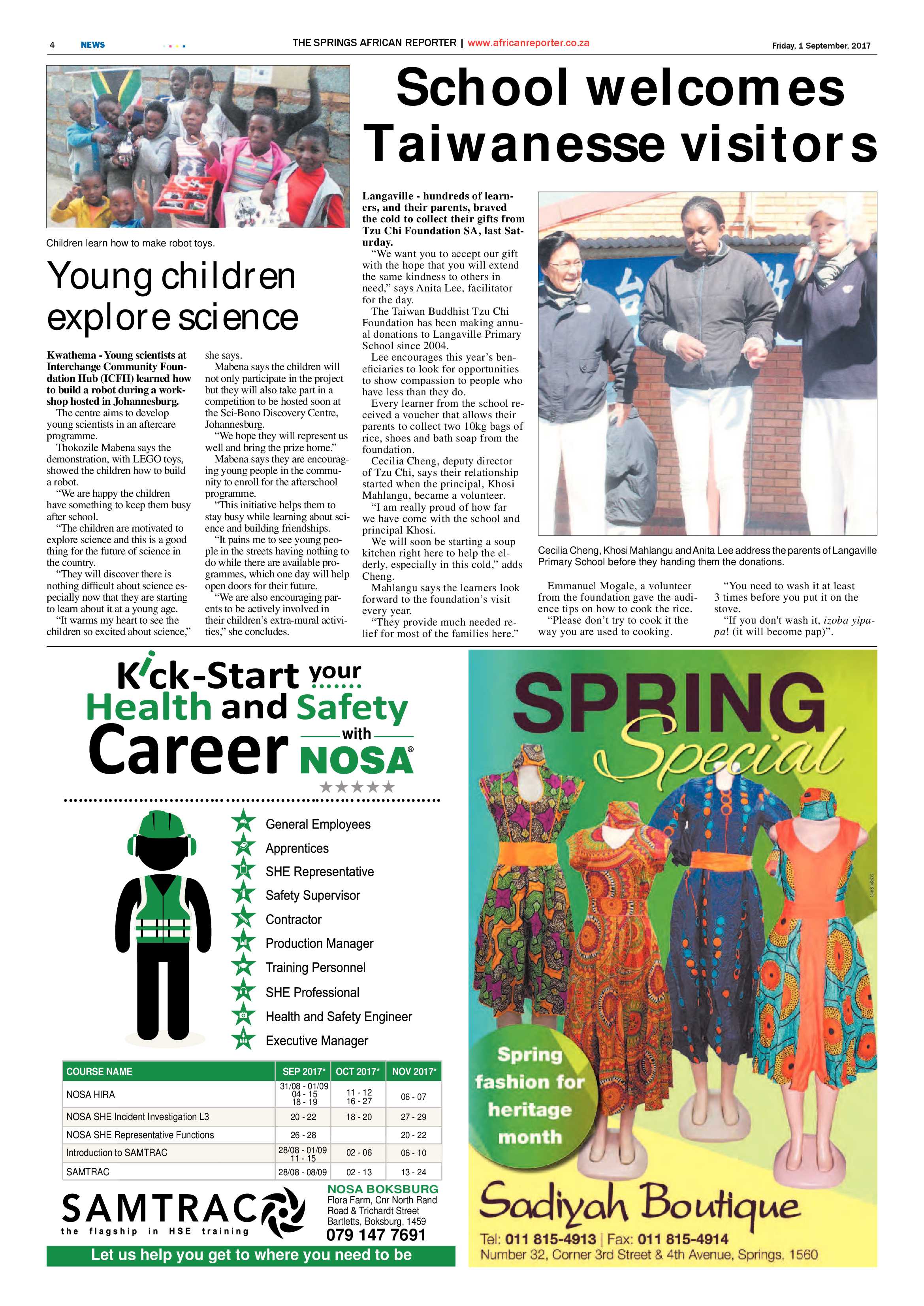 African Reporter 01 September 2017 page 4