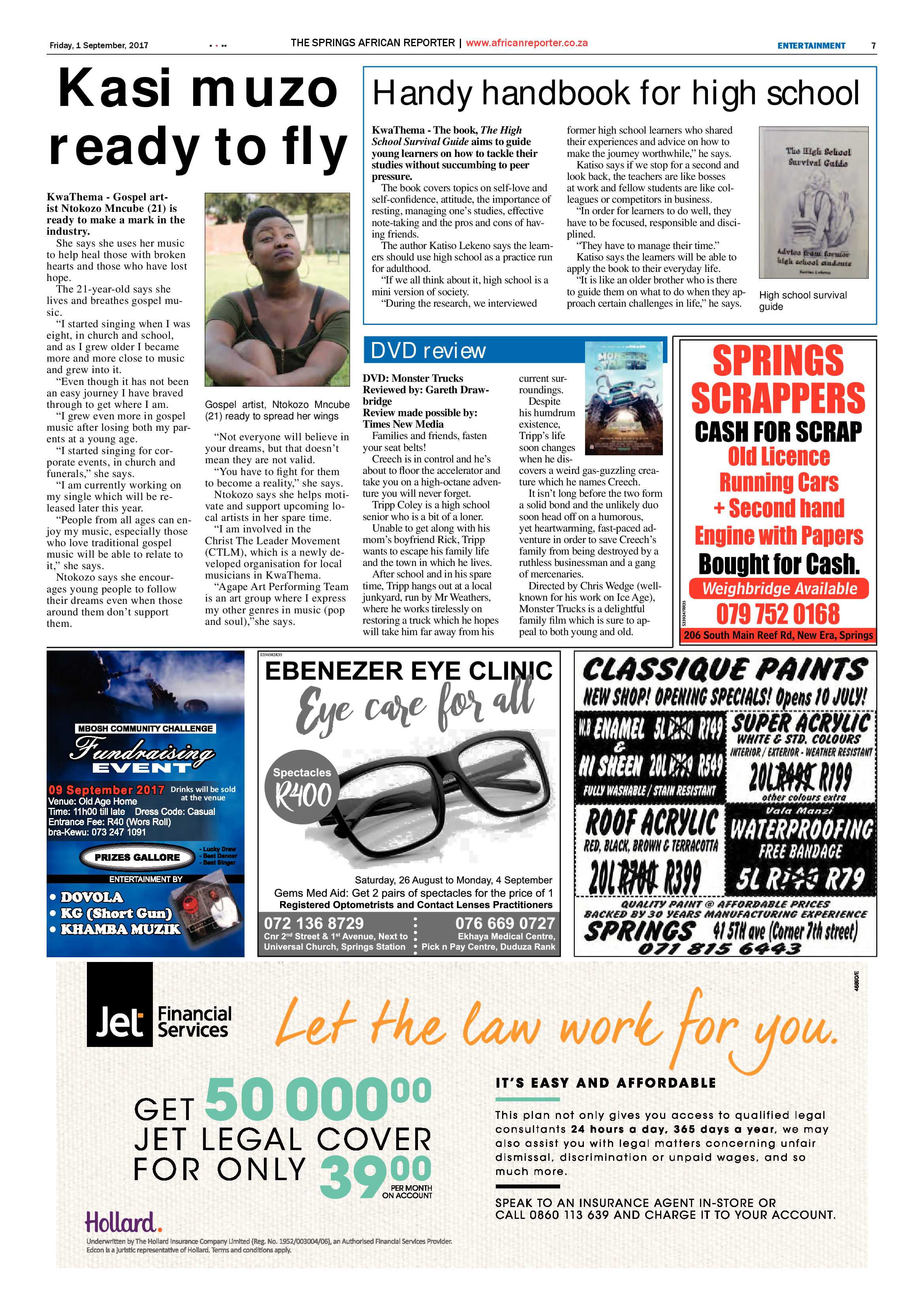 African Reporter 01 September 2017 page 7
