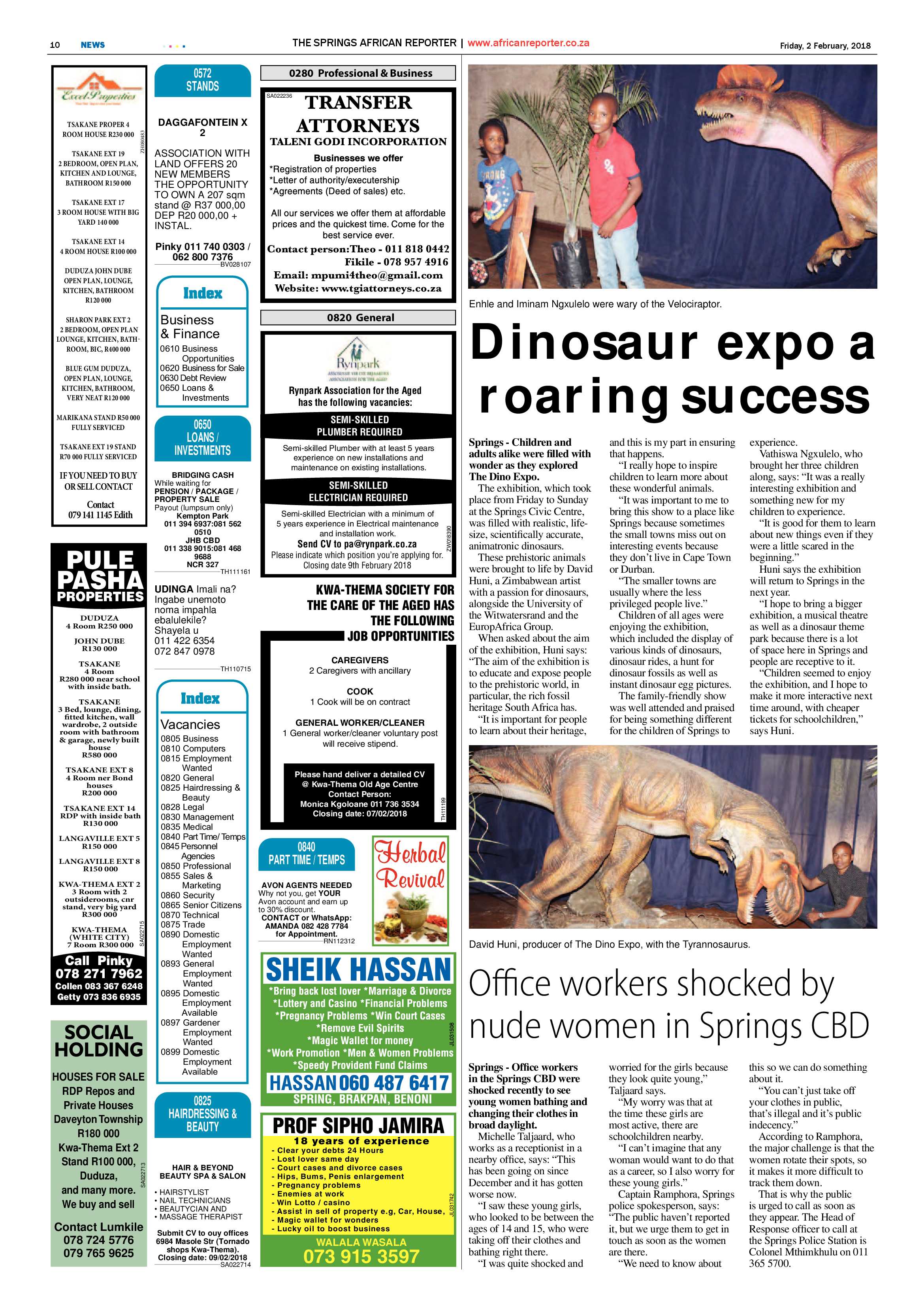 African Reporter 02 February 2018 page 10