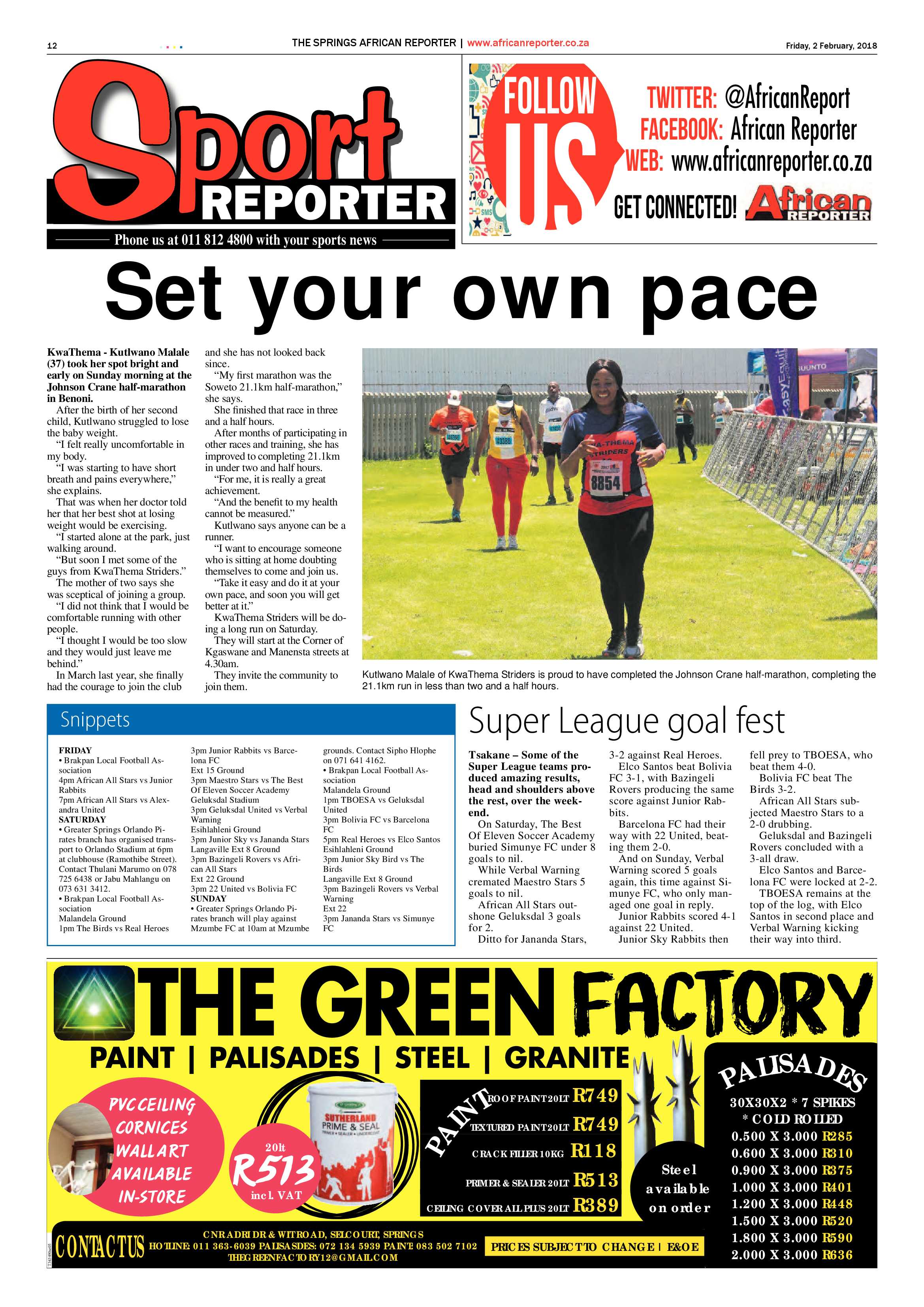 African Reporter 02 February 2018 page 12