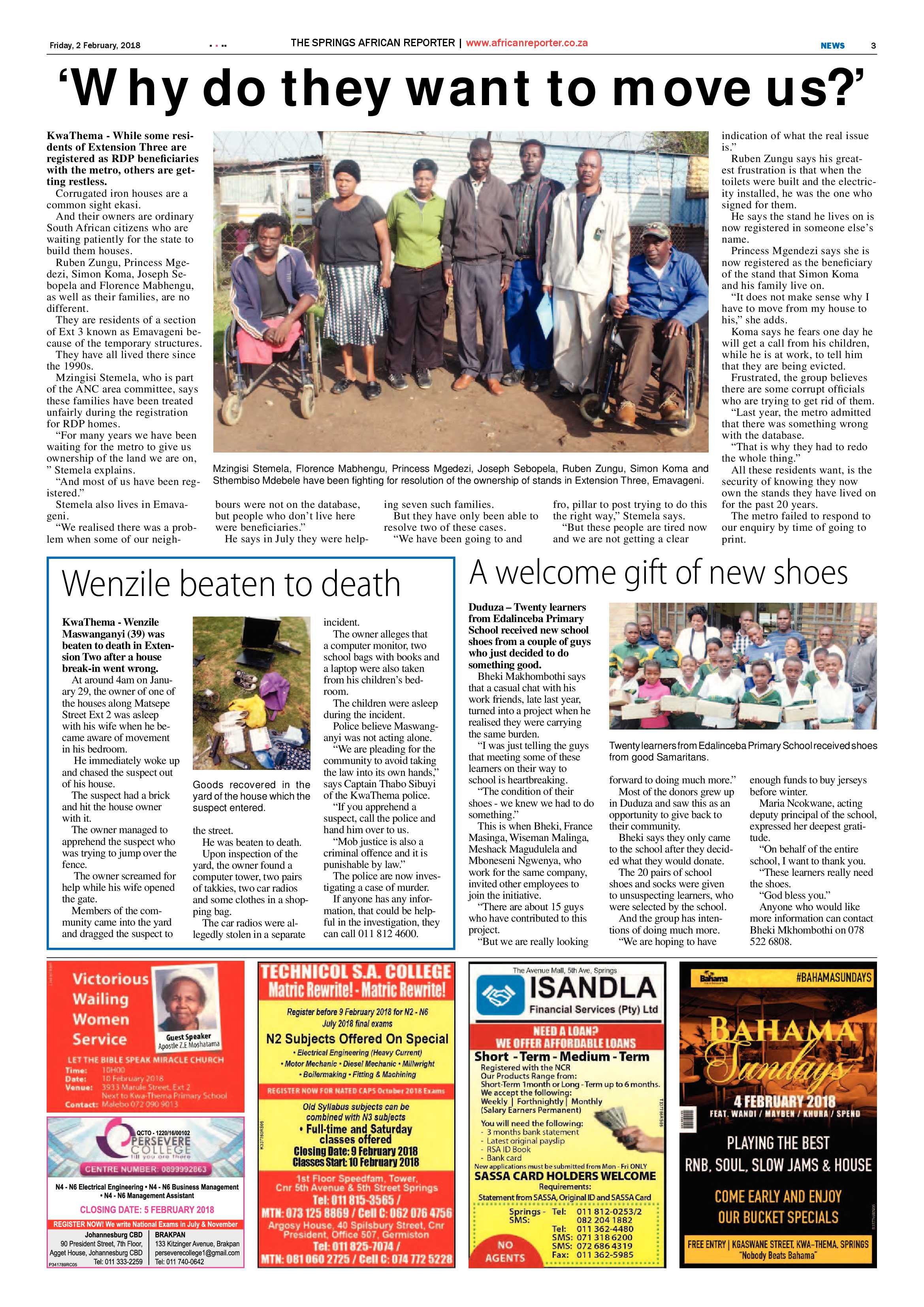 African Reporter 02 February 2018 page 3