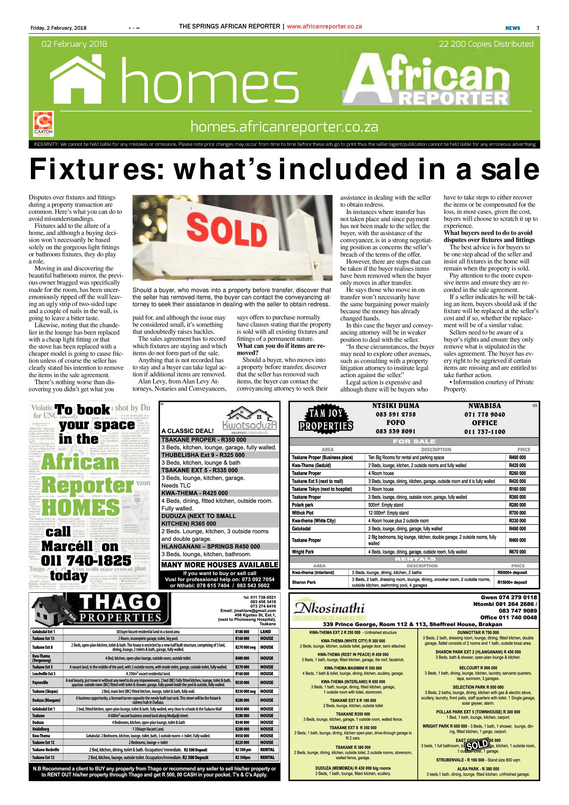 African Reporter 02 February 2018 page 7