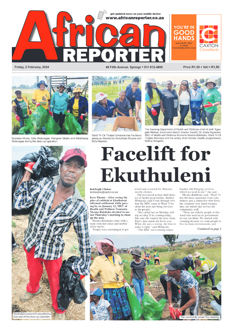African Reporter 02 February 2024 page 1
