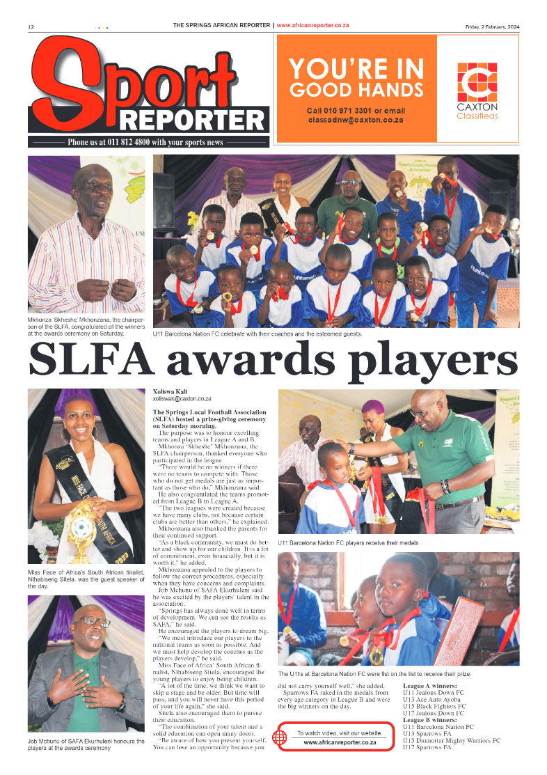 African Reporter 02 February 2024 page 12