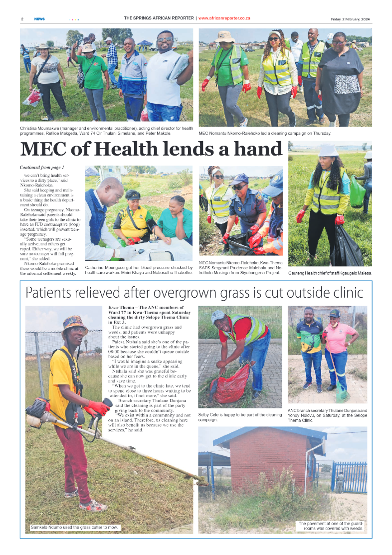 African Reporter 02 February 2024 page 2