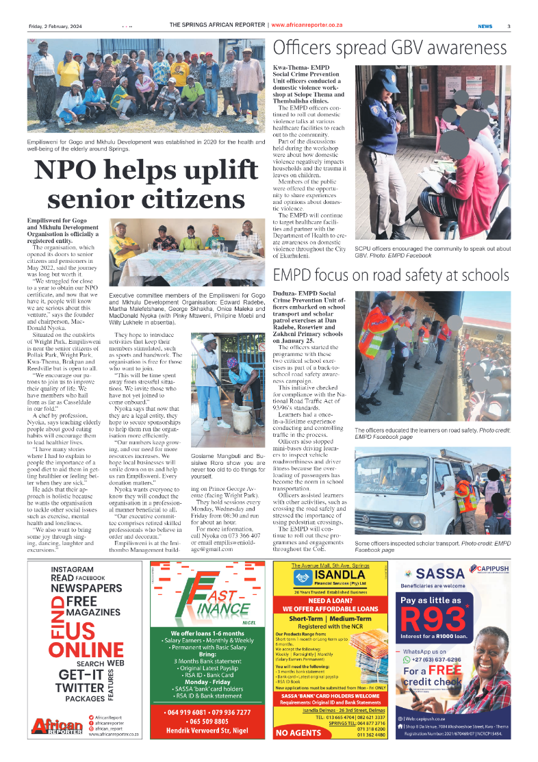 African Reporter 02 February 2024 page 3