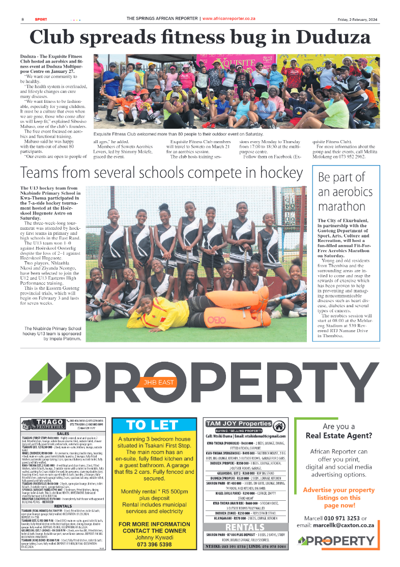 African Reporter 02 February 2024 page 8
