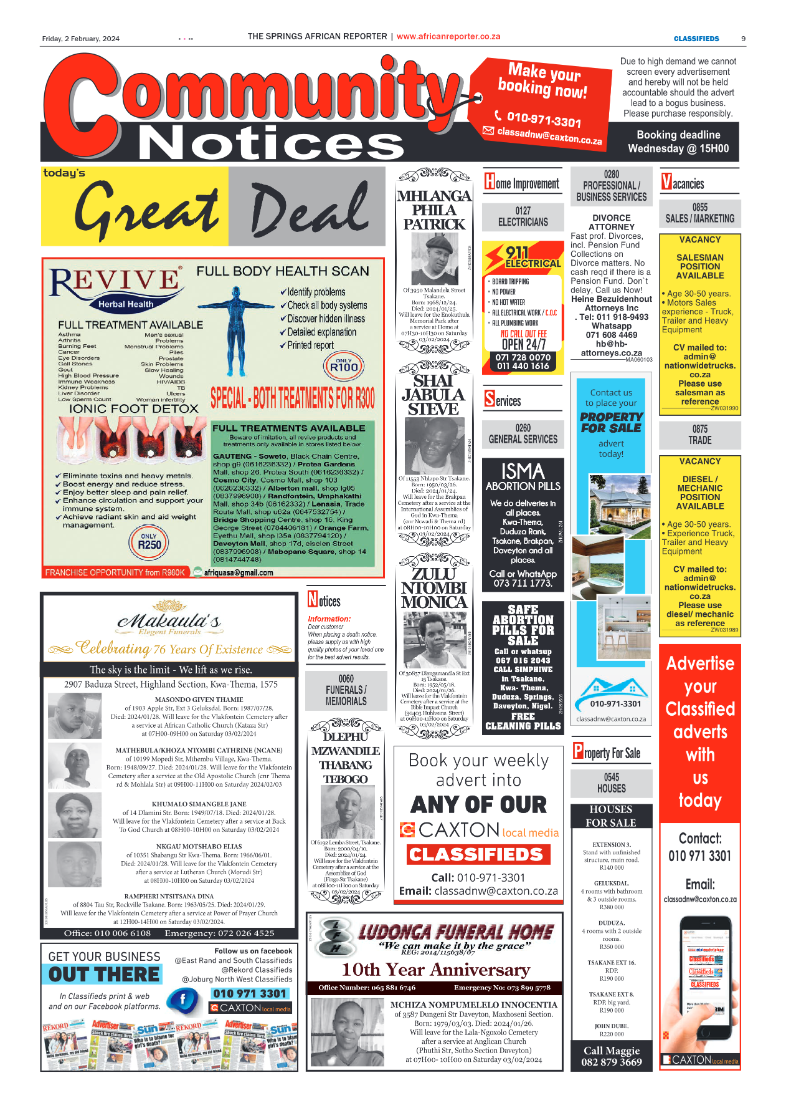 African Reporter 02 February 2024 page 9