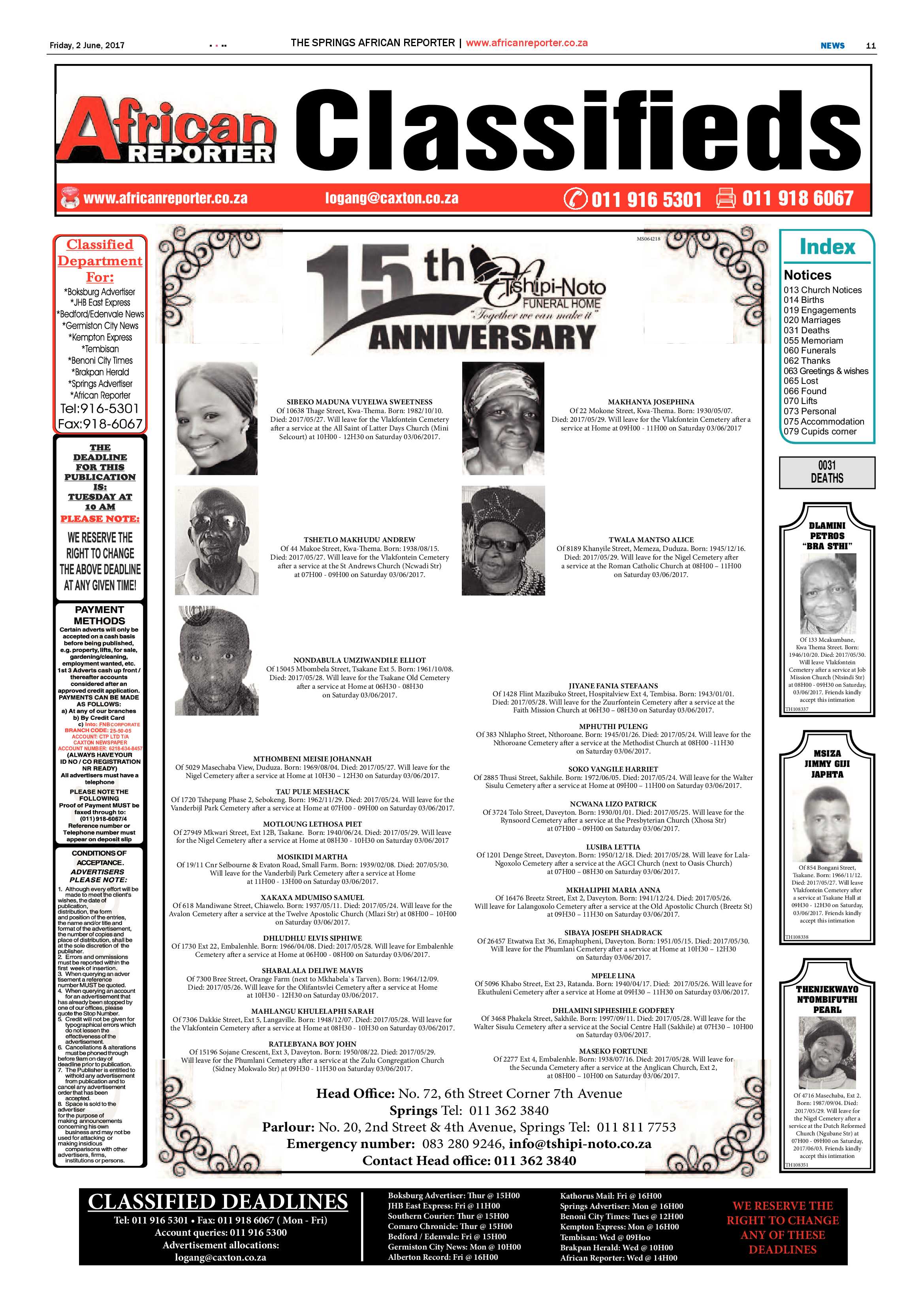 African Reporter 02 June 2017 page 11