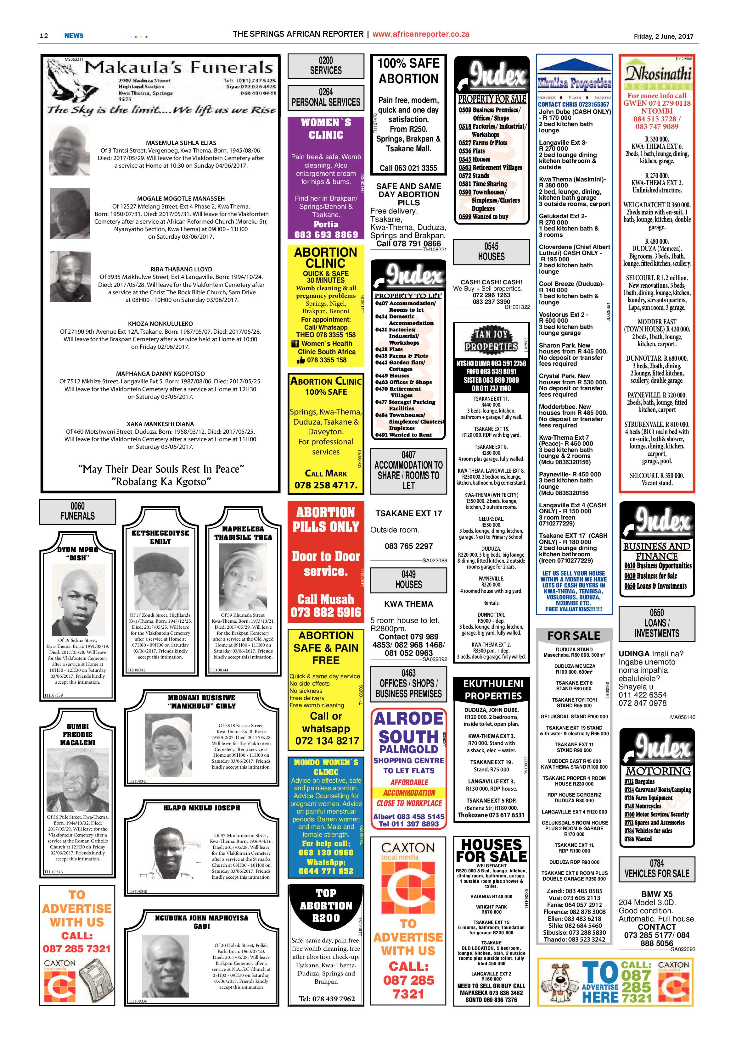 African Reporter 02 June 2017 page 12