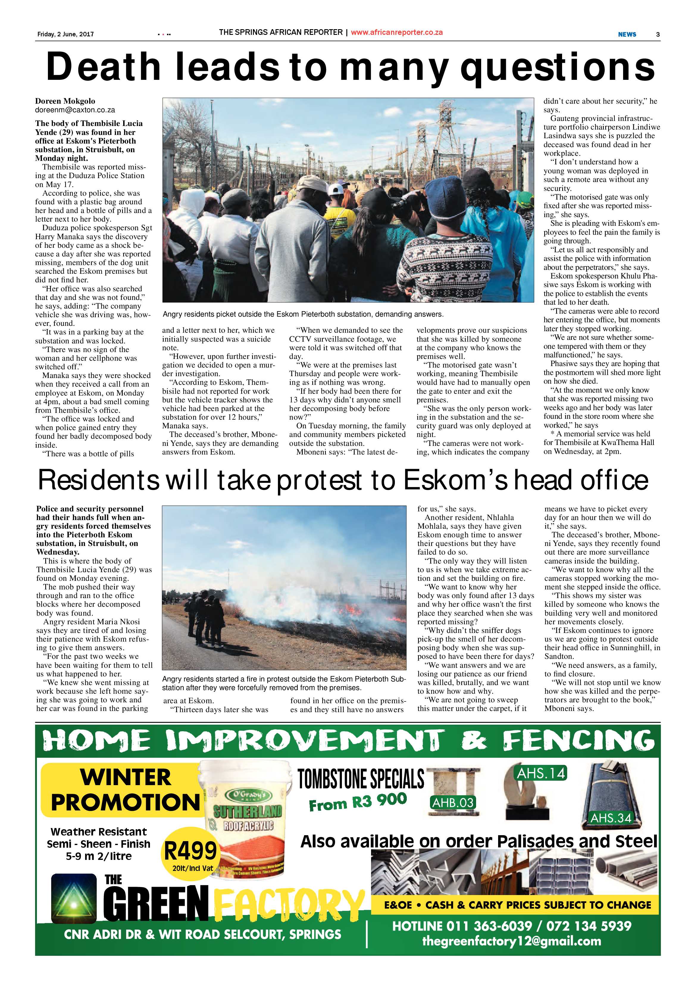 African Reporter 02 June 2017 page 3