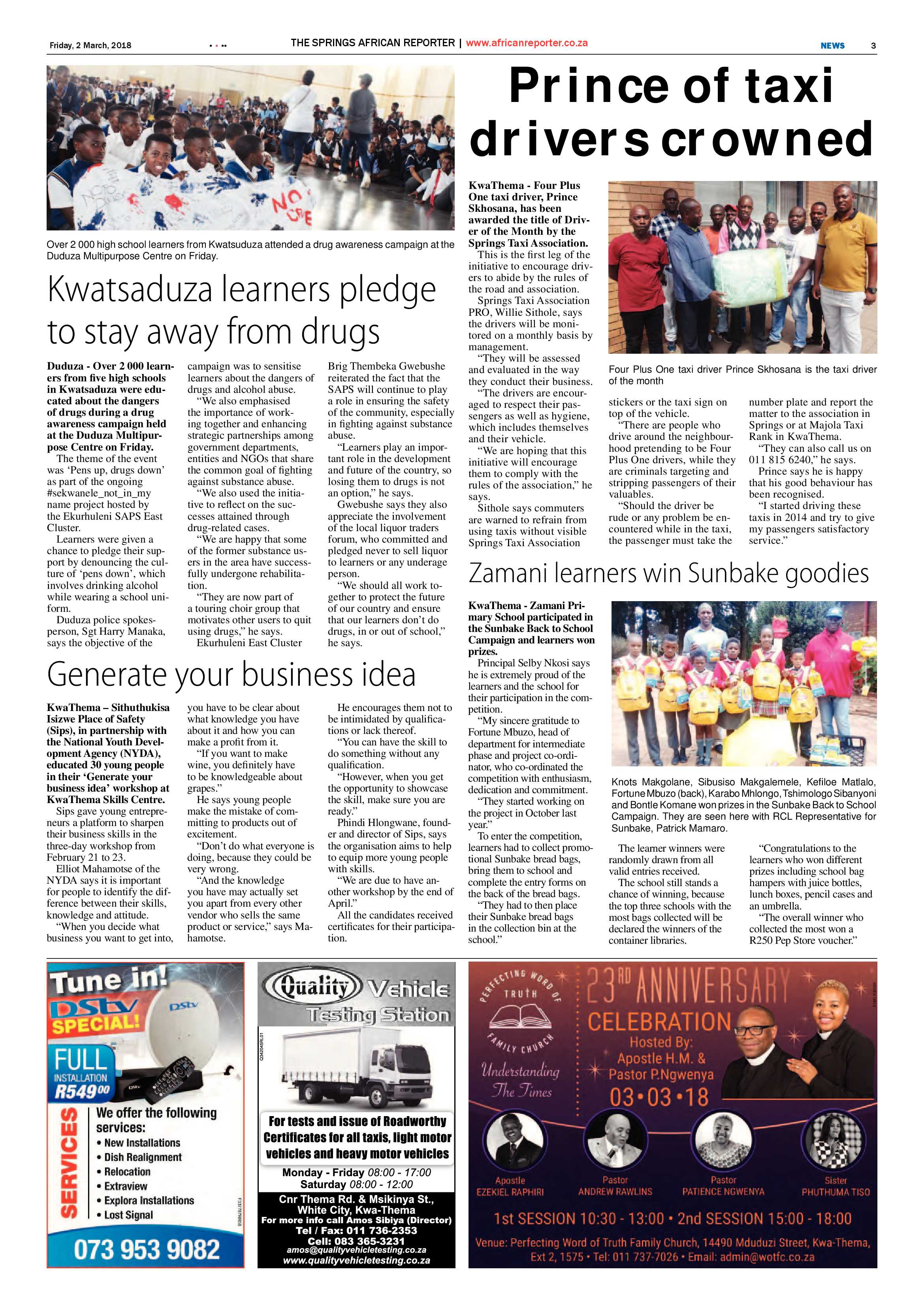African Reporter 02 March 2018 page 3