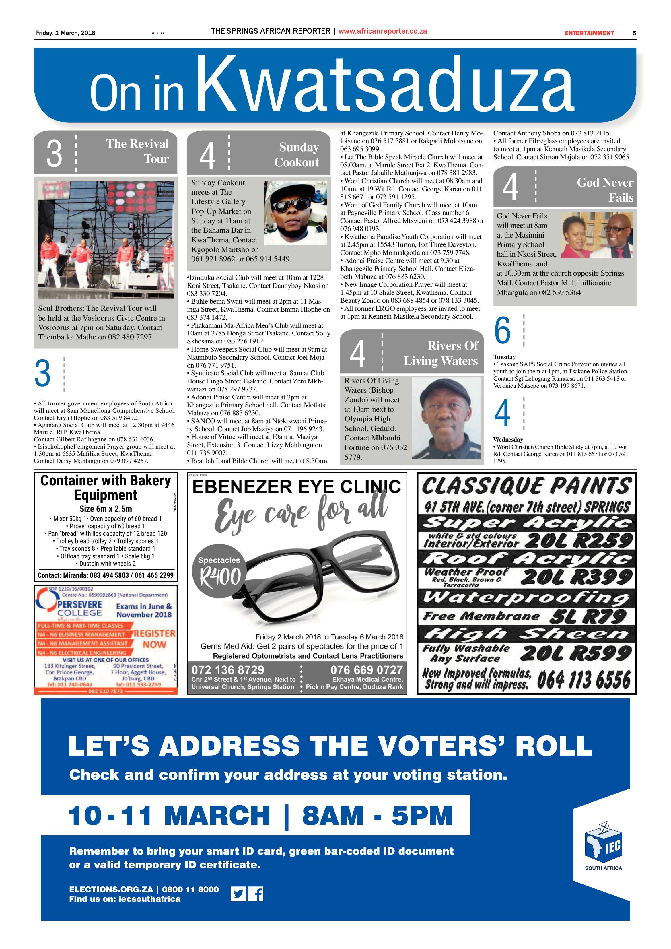 African Reporter 02 March 2018 page 5