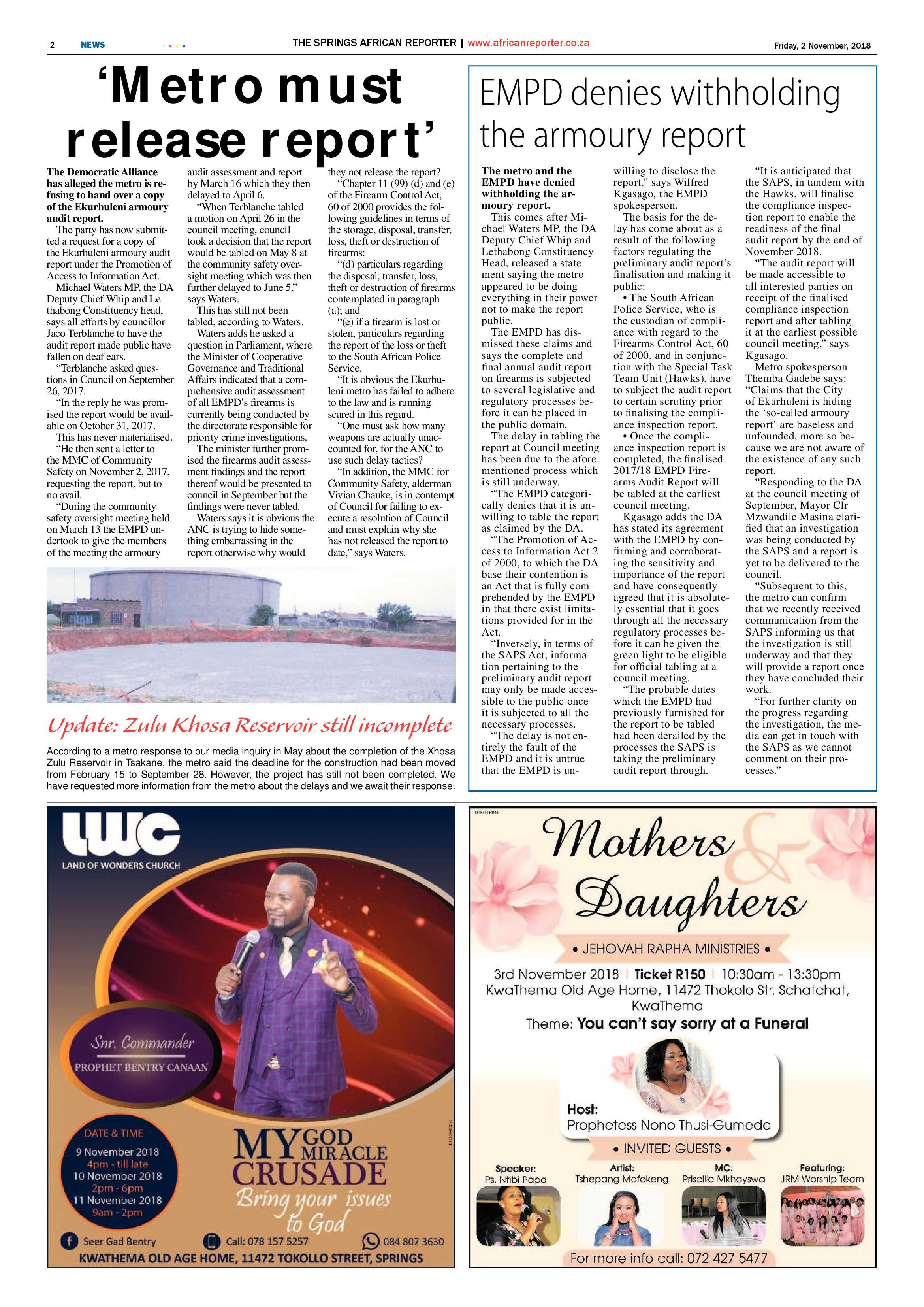 african reporter 02 november