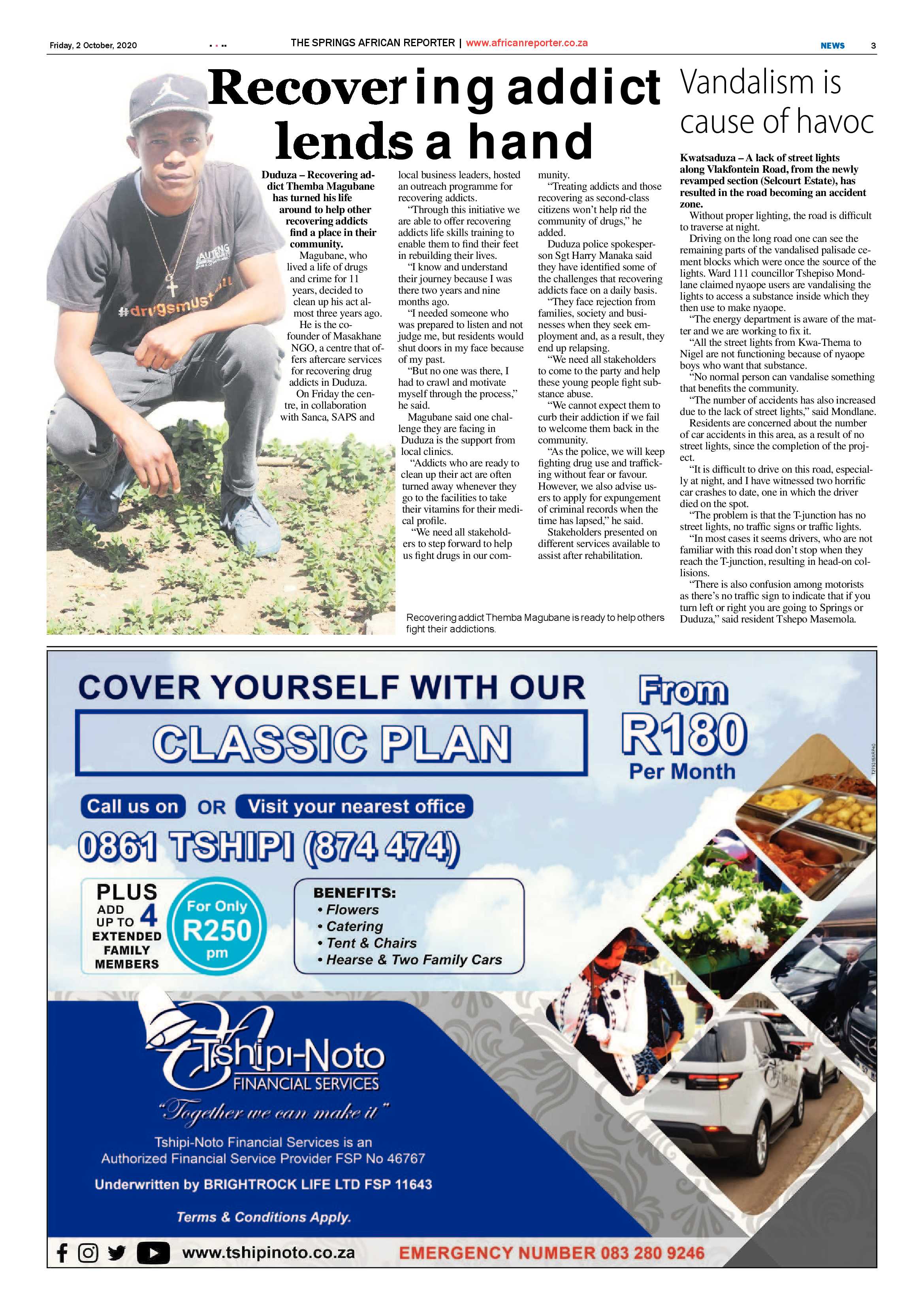 African Reporter 02 October 2020 page 3