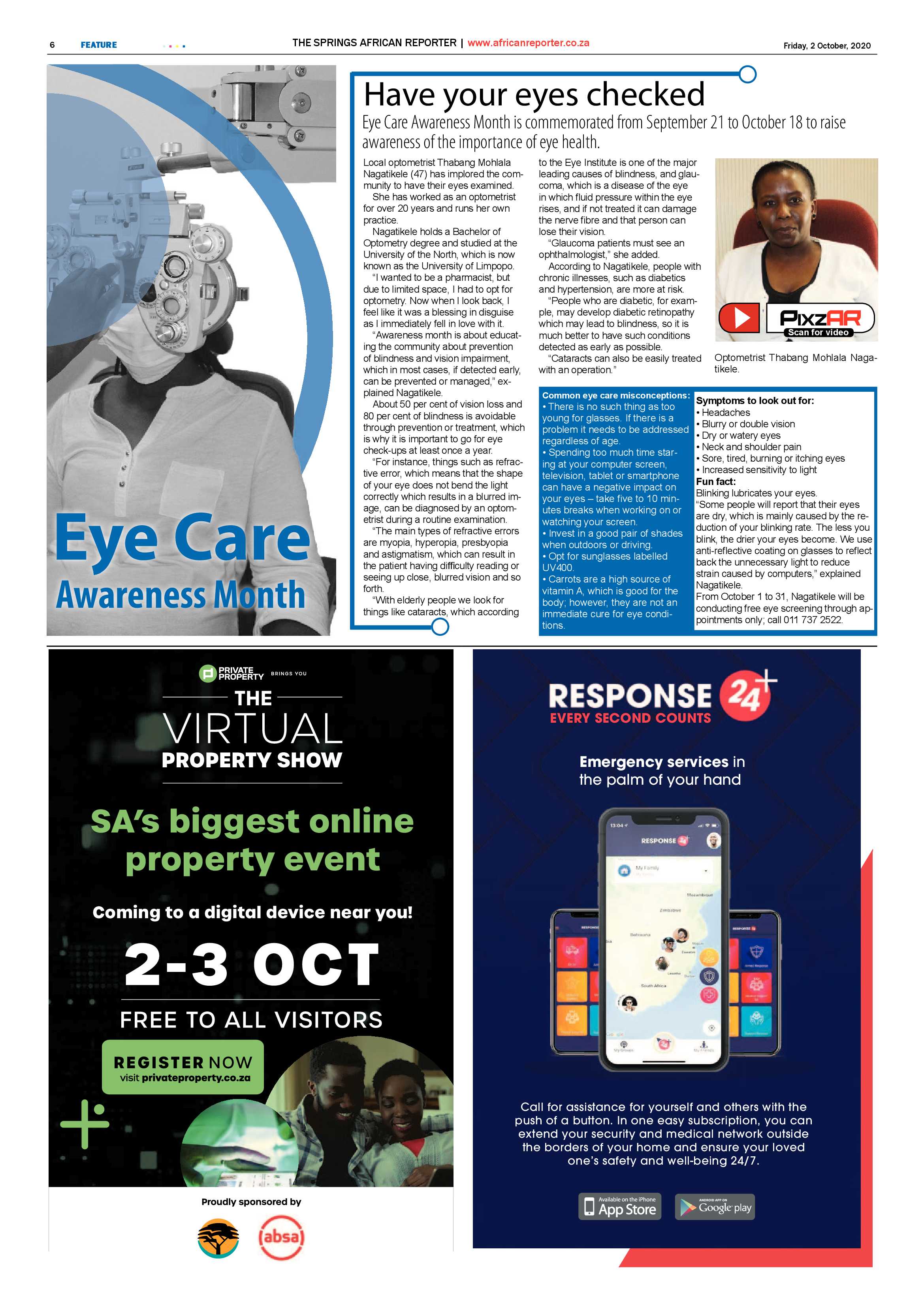 African Reporter 02 October 2020 page 6