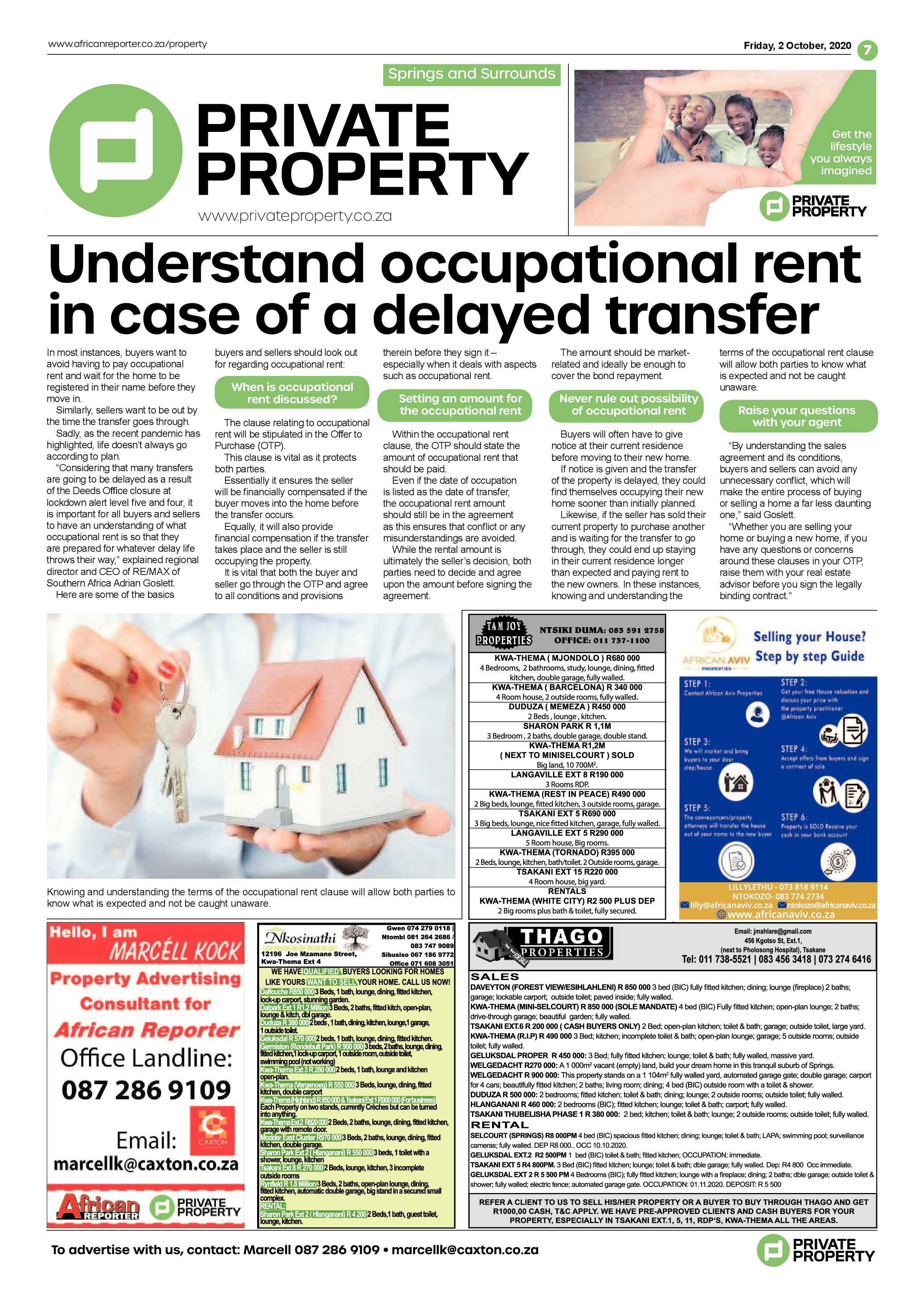 African Reporter 02 October 2020 page 7