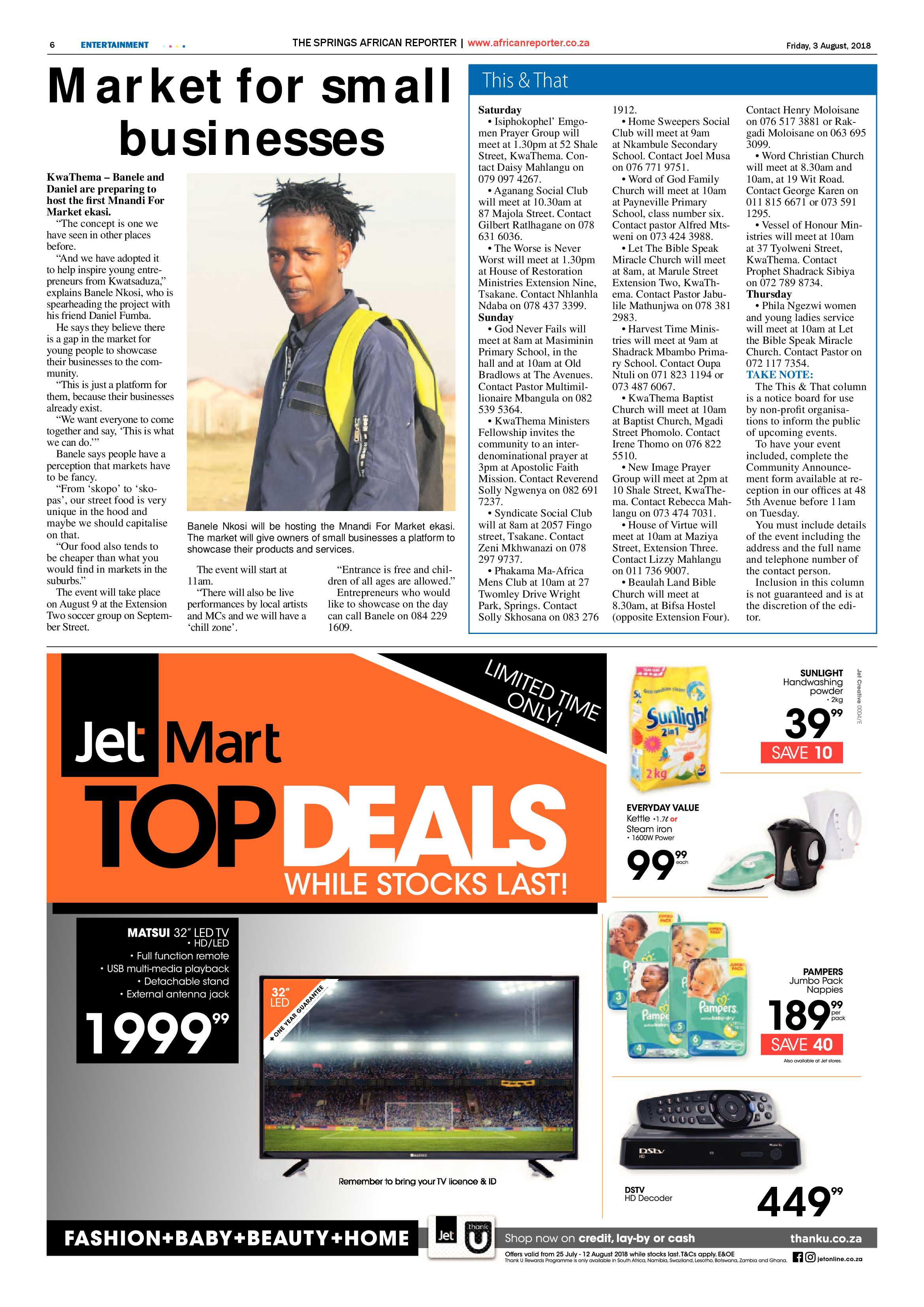 African Reporter 03 August 2018 page 6