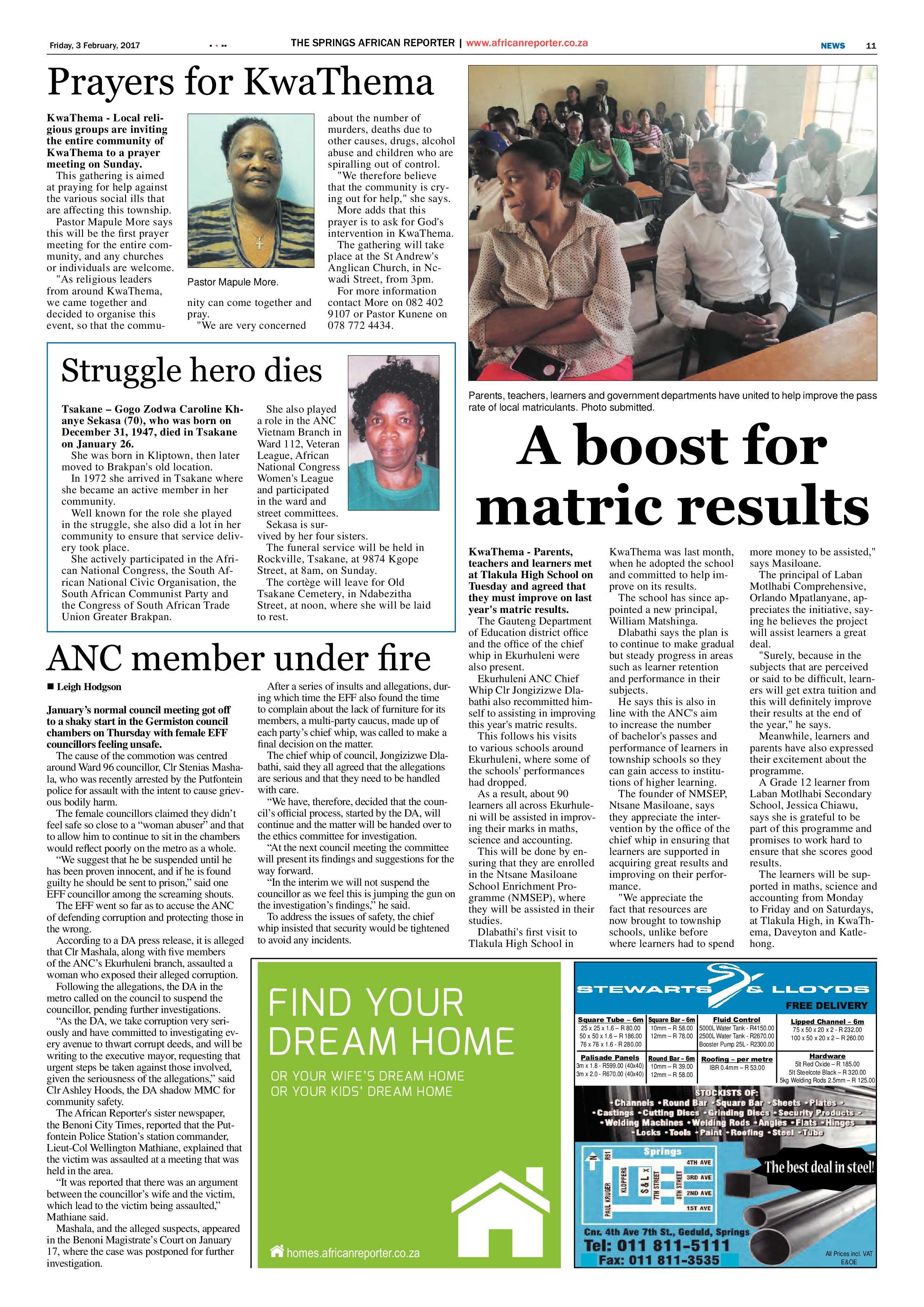 African Reporter 03 February 2017 page 11
