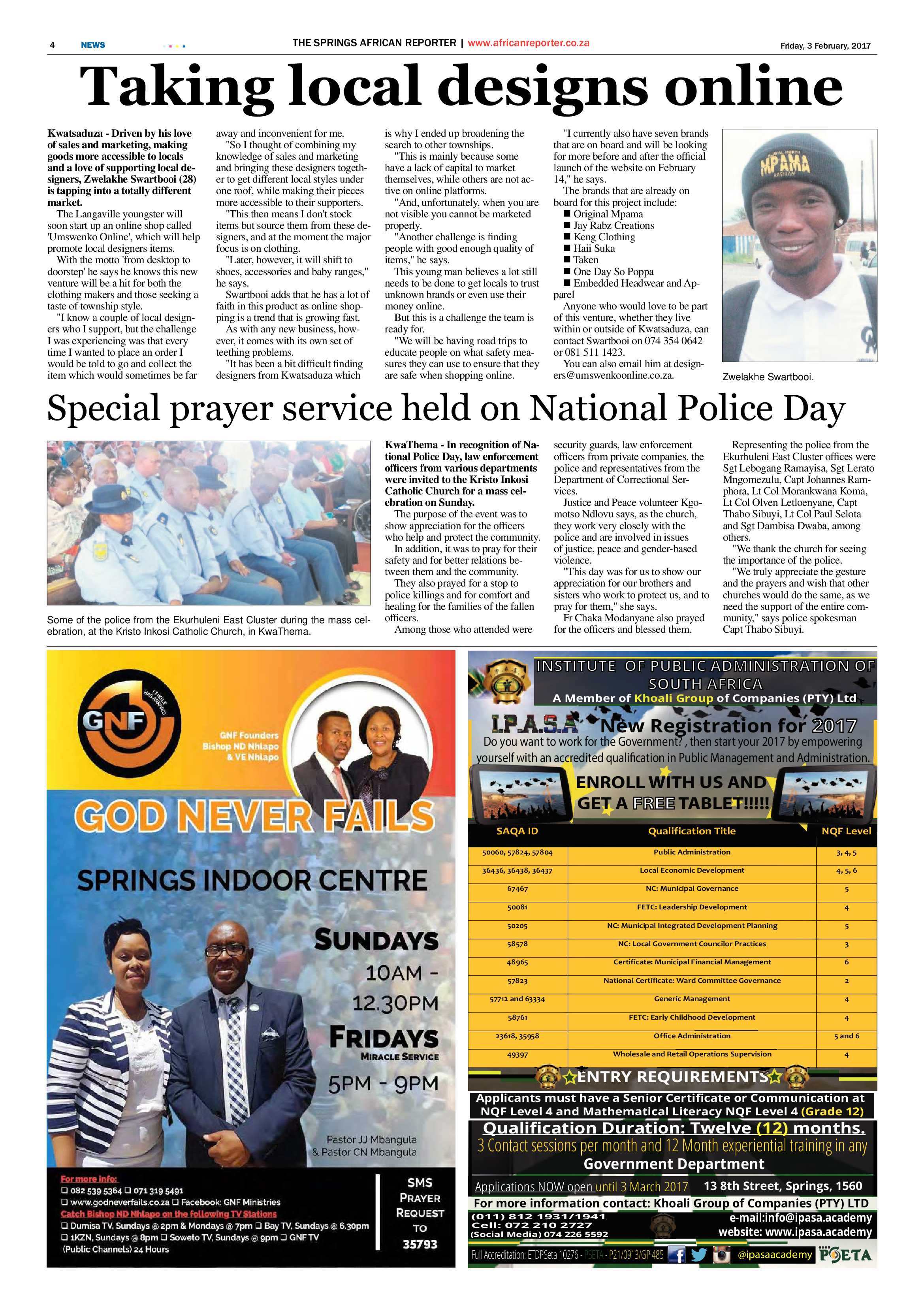 African Reporter 03 February 2017 page 4