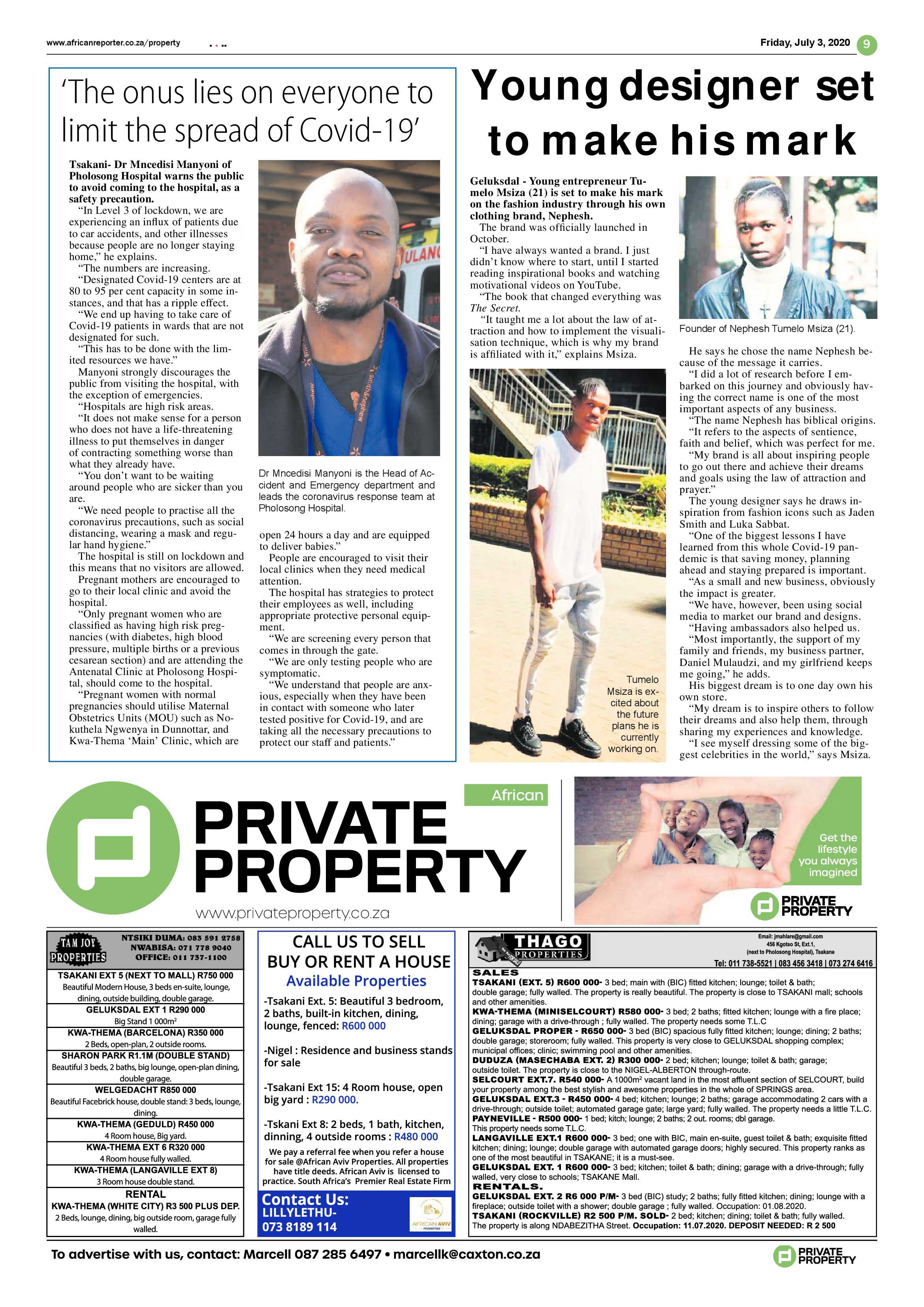 African Reporter 03 July 2020 page 5