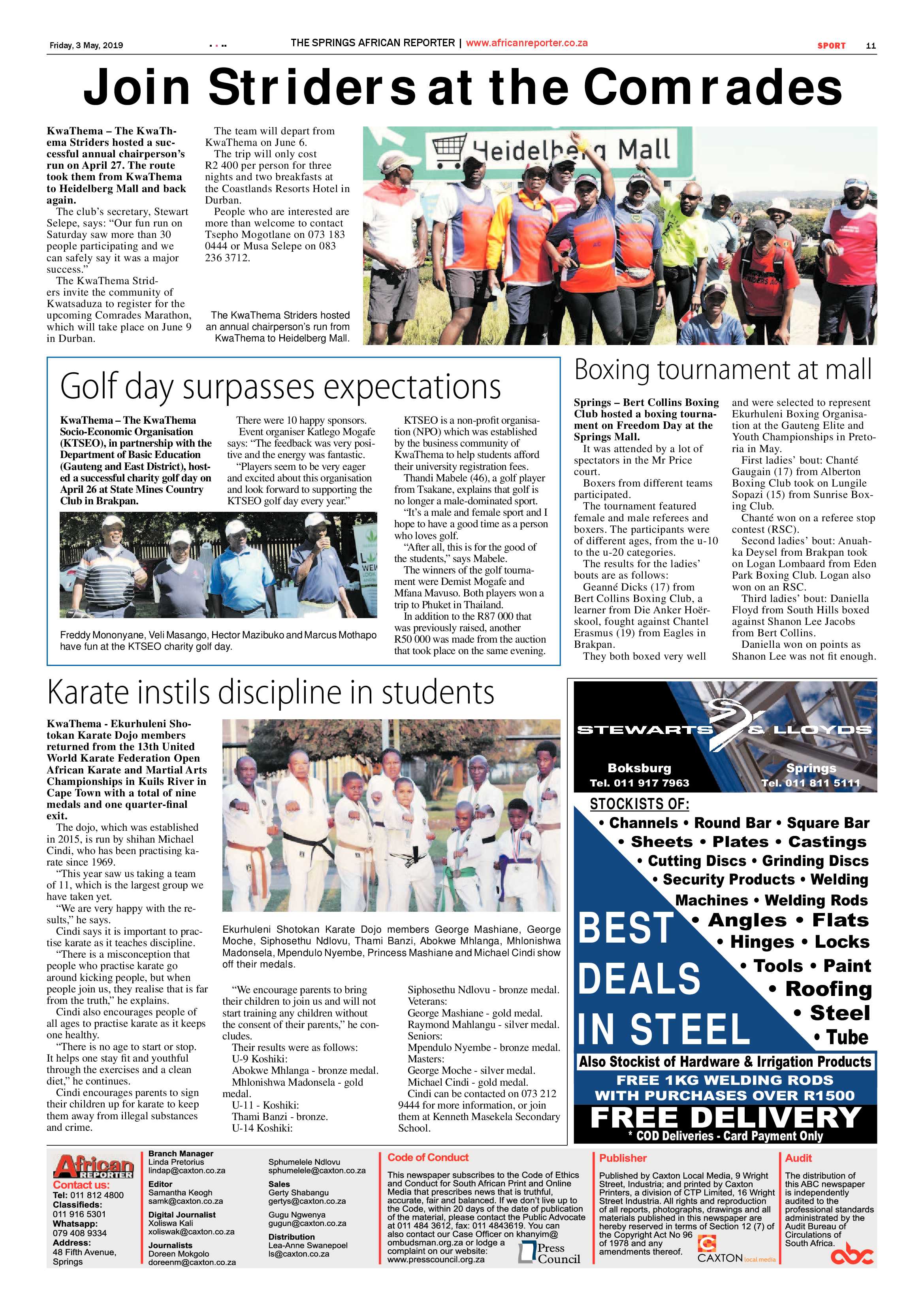 African Reporter 03 May 2019 page 11