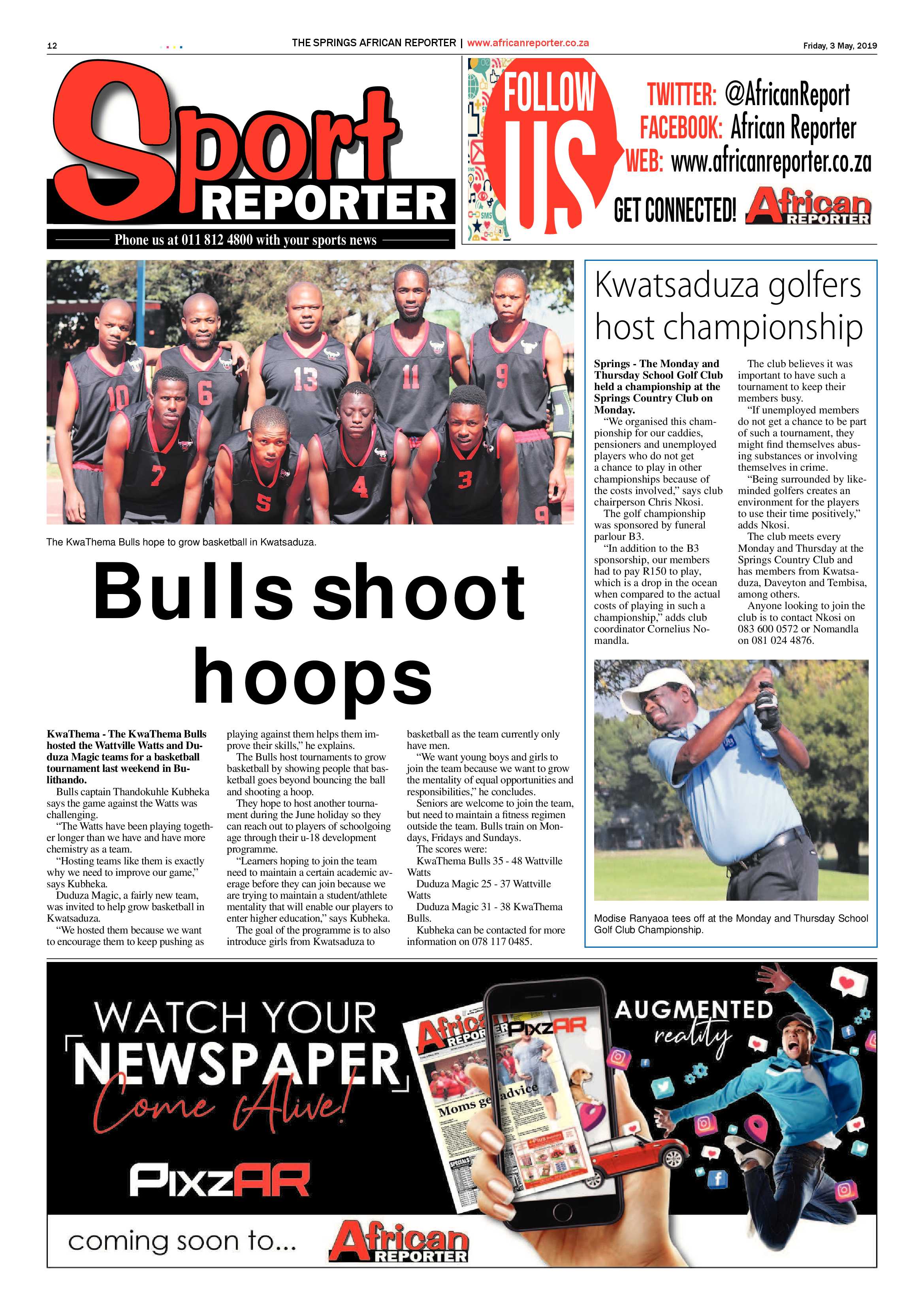 African Reporter 03 May 2019 page 12