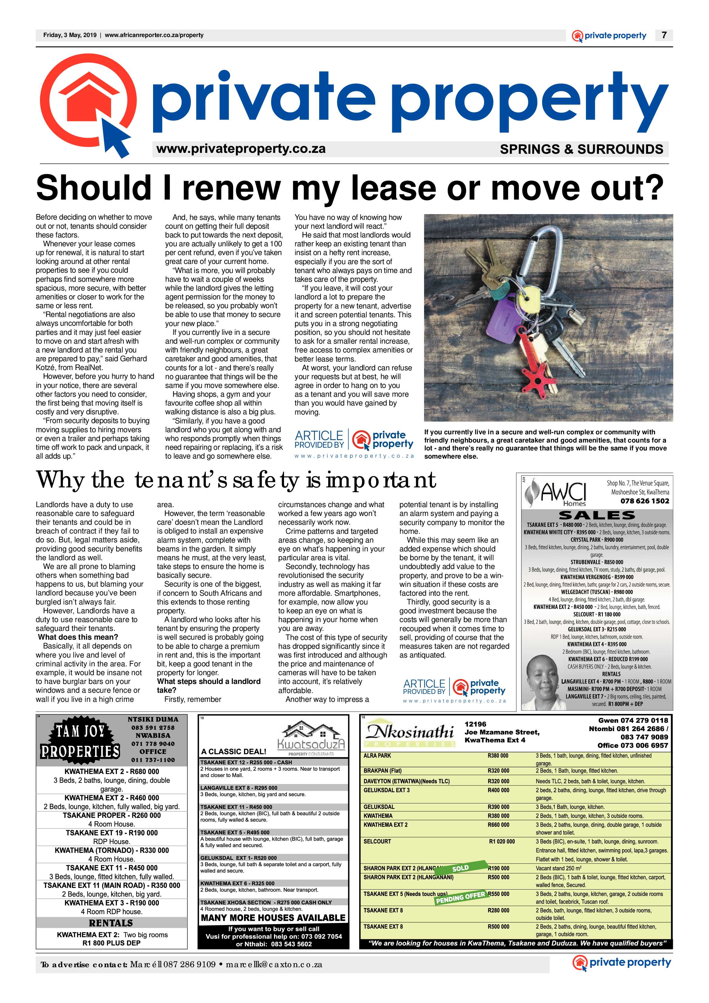 African Reporter 03 May 2019 page 7