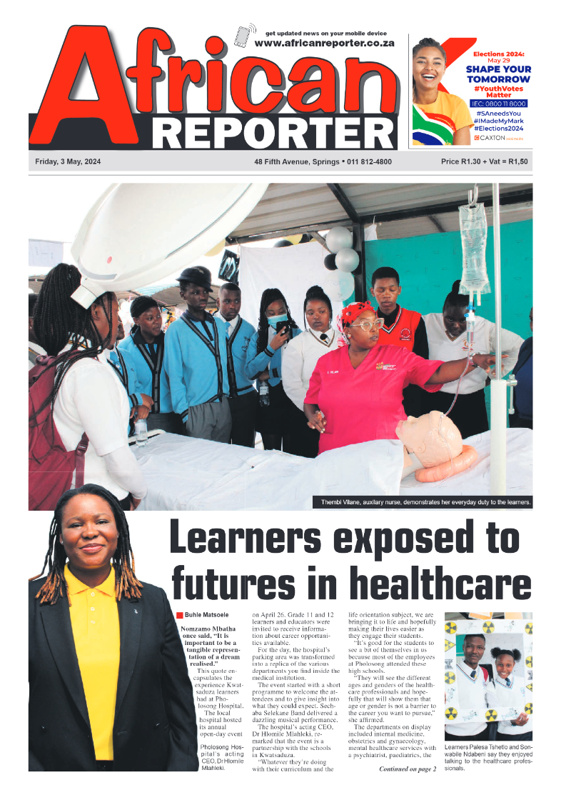 African Reporter 03 May 2024 page 1
