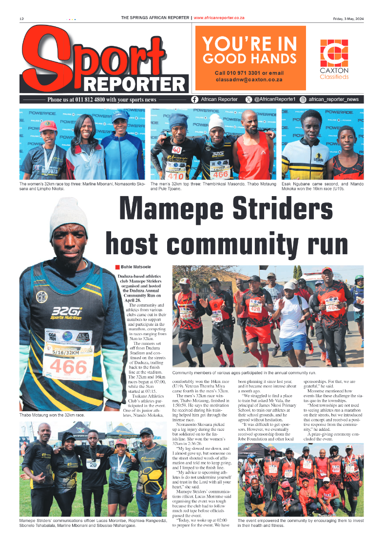 African Reporter 03 May 2024 page 12