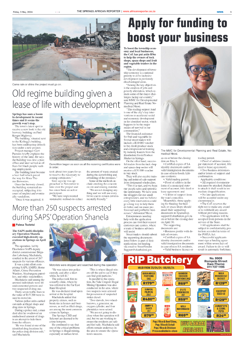African Reporter 03 May 2024 page 3
