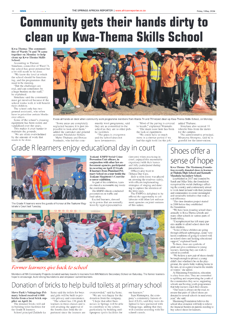 African Reporter 03 May 2024 page 4