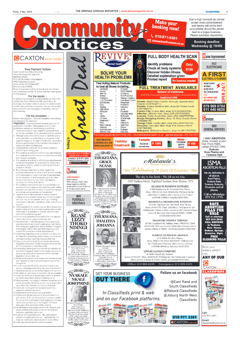 African Reporter 03 May 2024 page 9