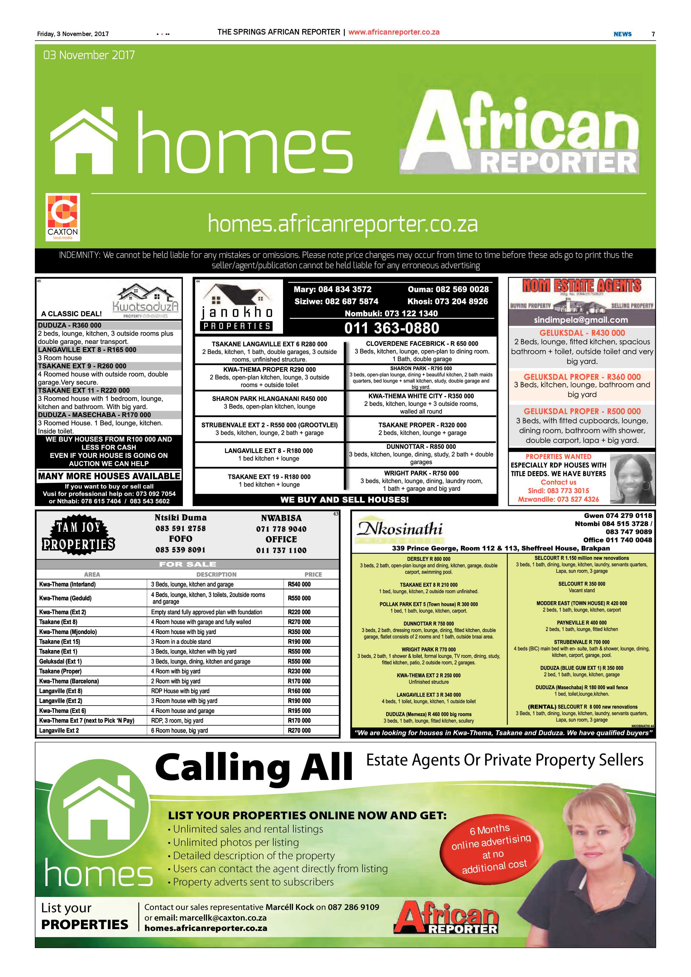 African Reporter 03 November 2017 page 7