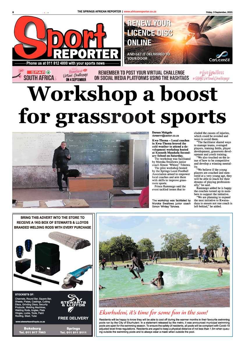 African Reporter 03 September 2021 page 8